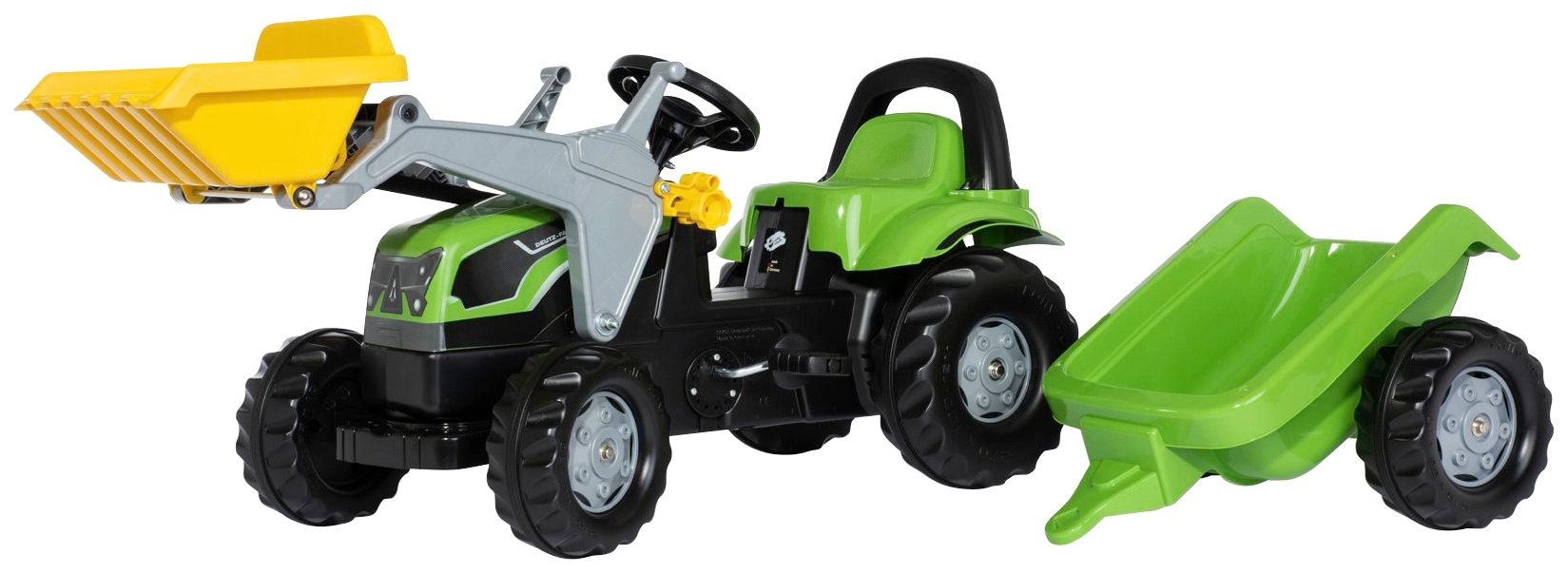 rolly toys® Tretfahrzeug »Deutz 5115 G« Traktor mit Trailer und Lader
