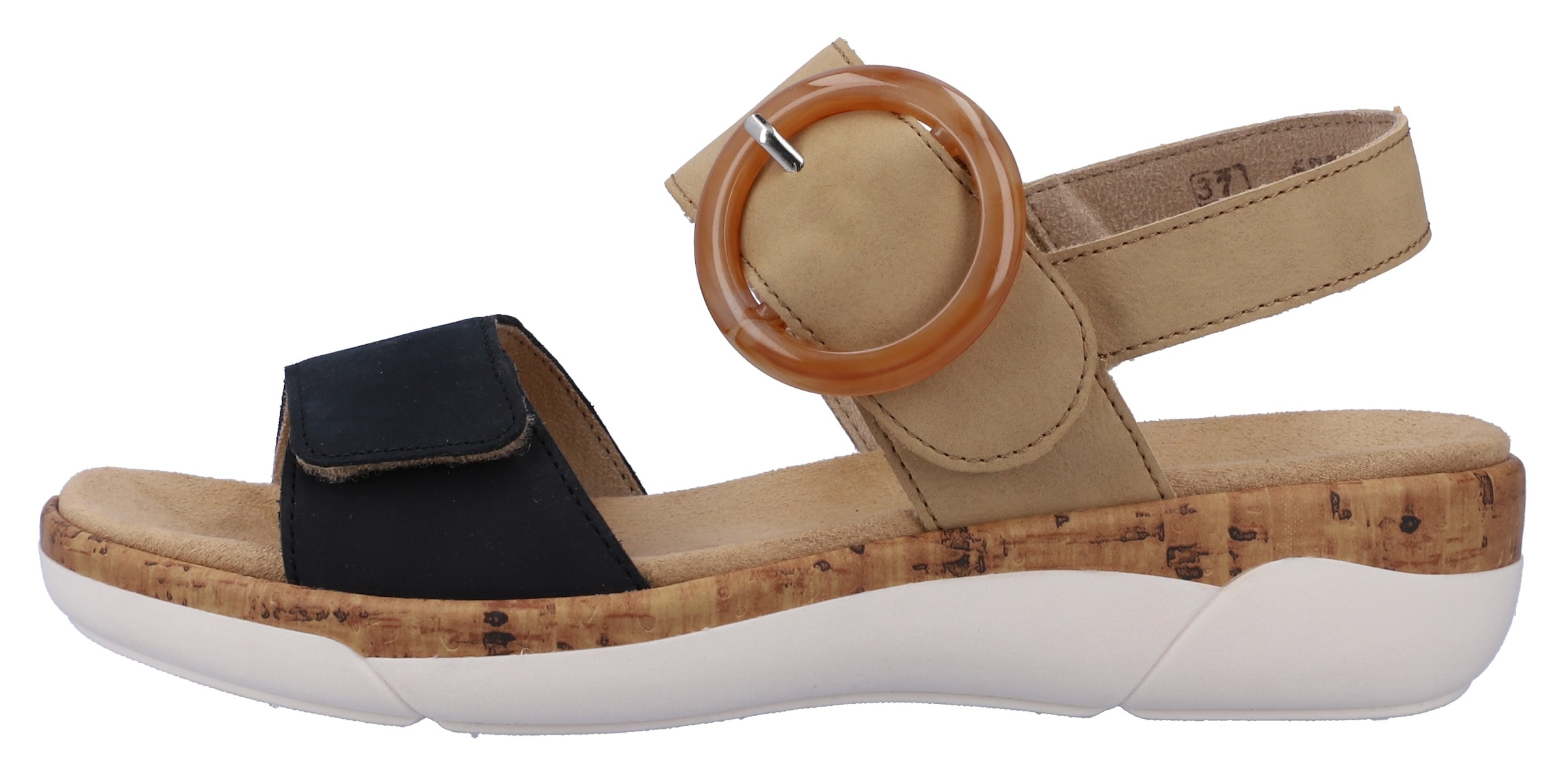 Image of Remonte Keilsandalette Sommerschuh, Riemchensandale, praktische Klettverschlüsse