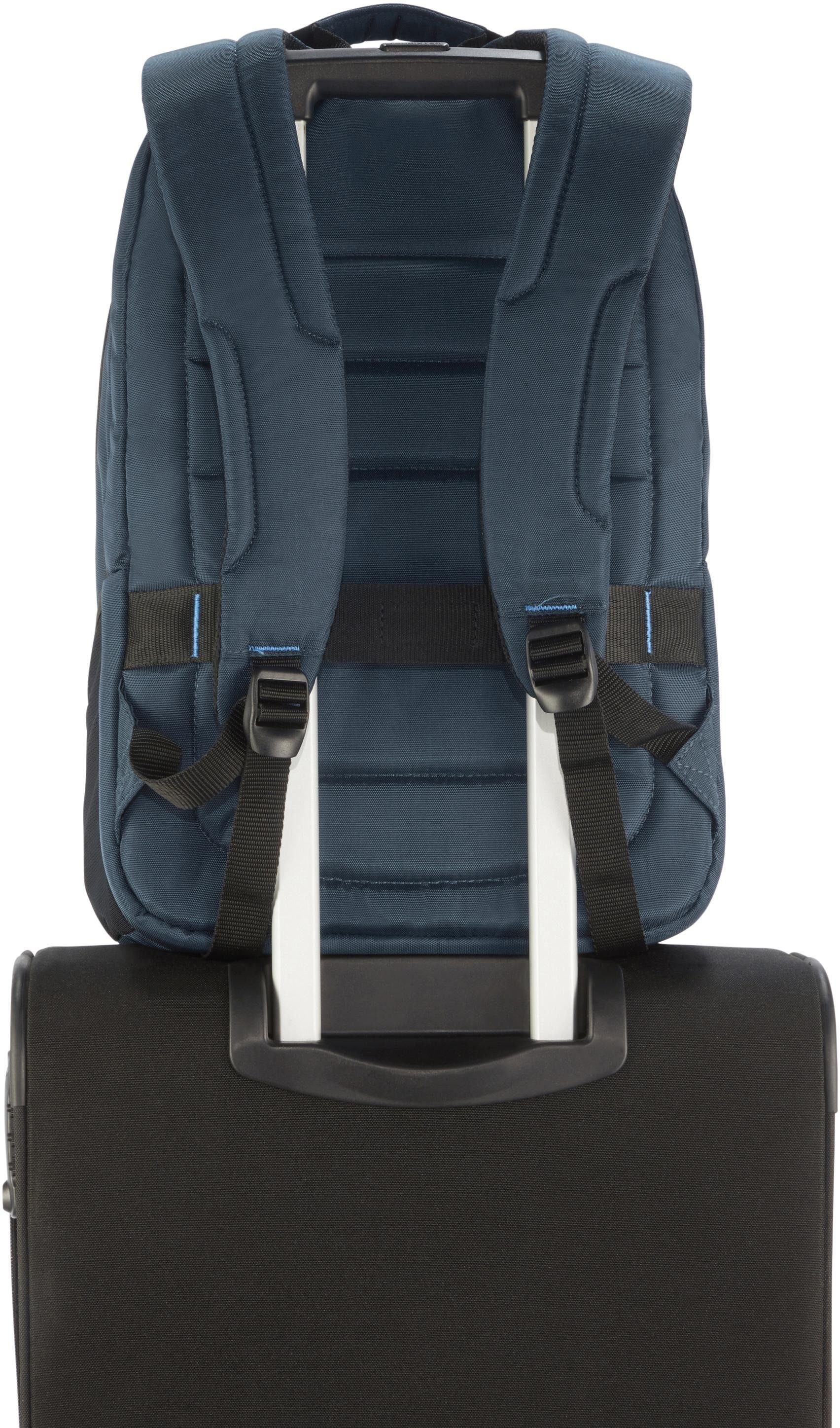 Samsonite Laptoprucksack »Guardit 2.0, blue, M«, Freizeitrucksack Schulrucksack Cityrucksack Arbeitsrucksack Laptopfach