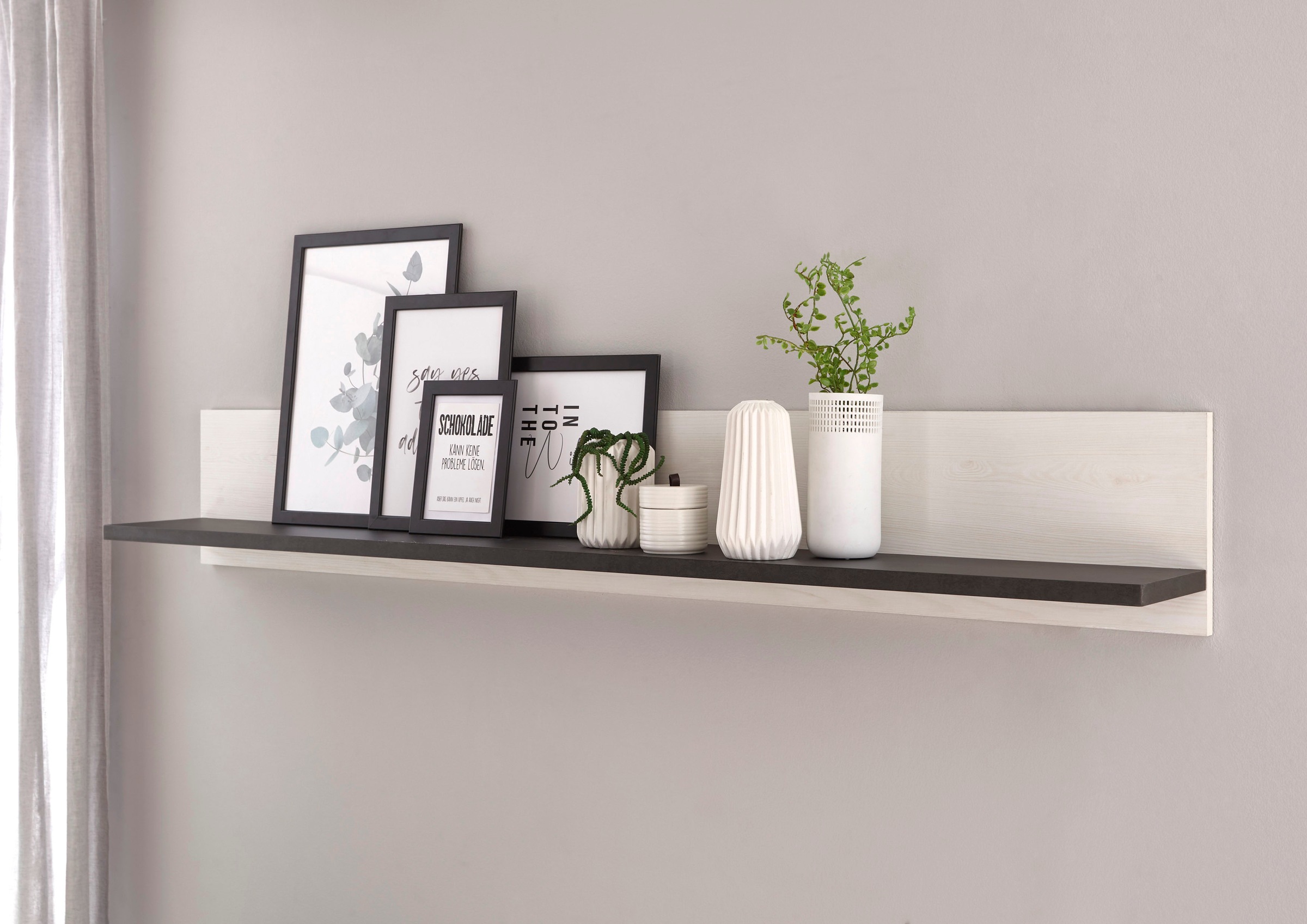 Image of Premium collection by Home affaire Wandregal »SHERWOOD«, in modernem Holz Dekor, Breite 160 cm bei Ackermann Versand Schweiz