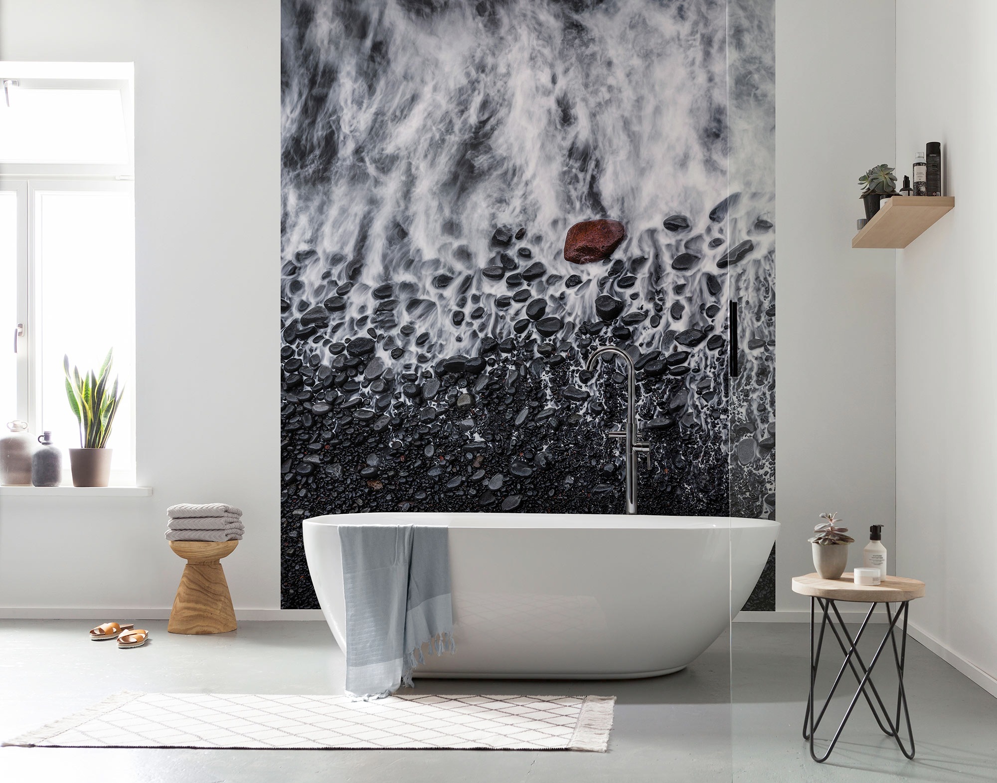 Komar Fototapete »Digitaldruck Vlies - Red Rock - Grösse 200 x 250 cm«, bedruckt-floral-geblümt-gemustert-tropisch, Wohnzimmer, Schlafzimmer