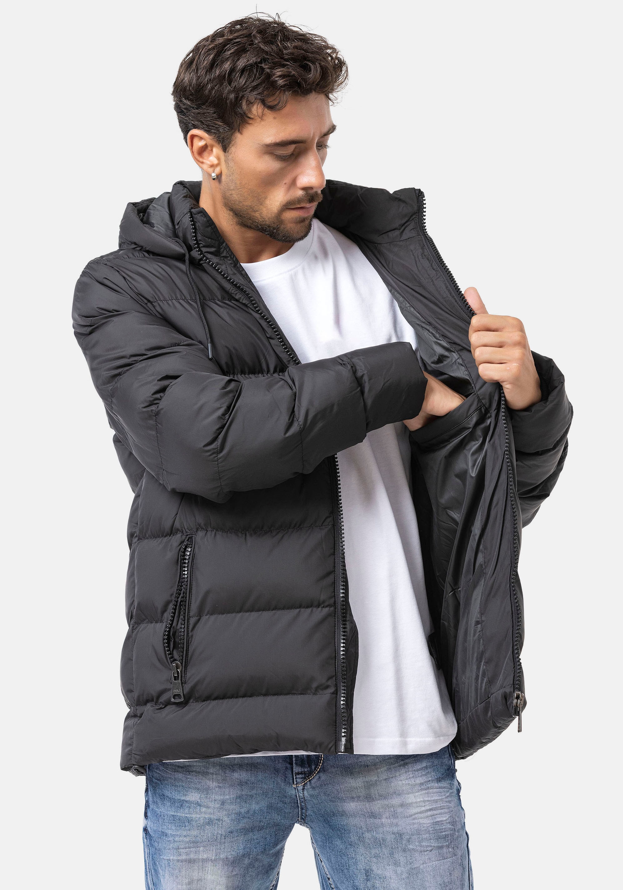 Cipo & Baxx Veste matelassée mit Kapuze