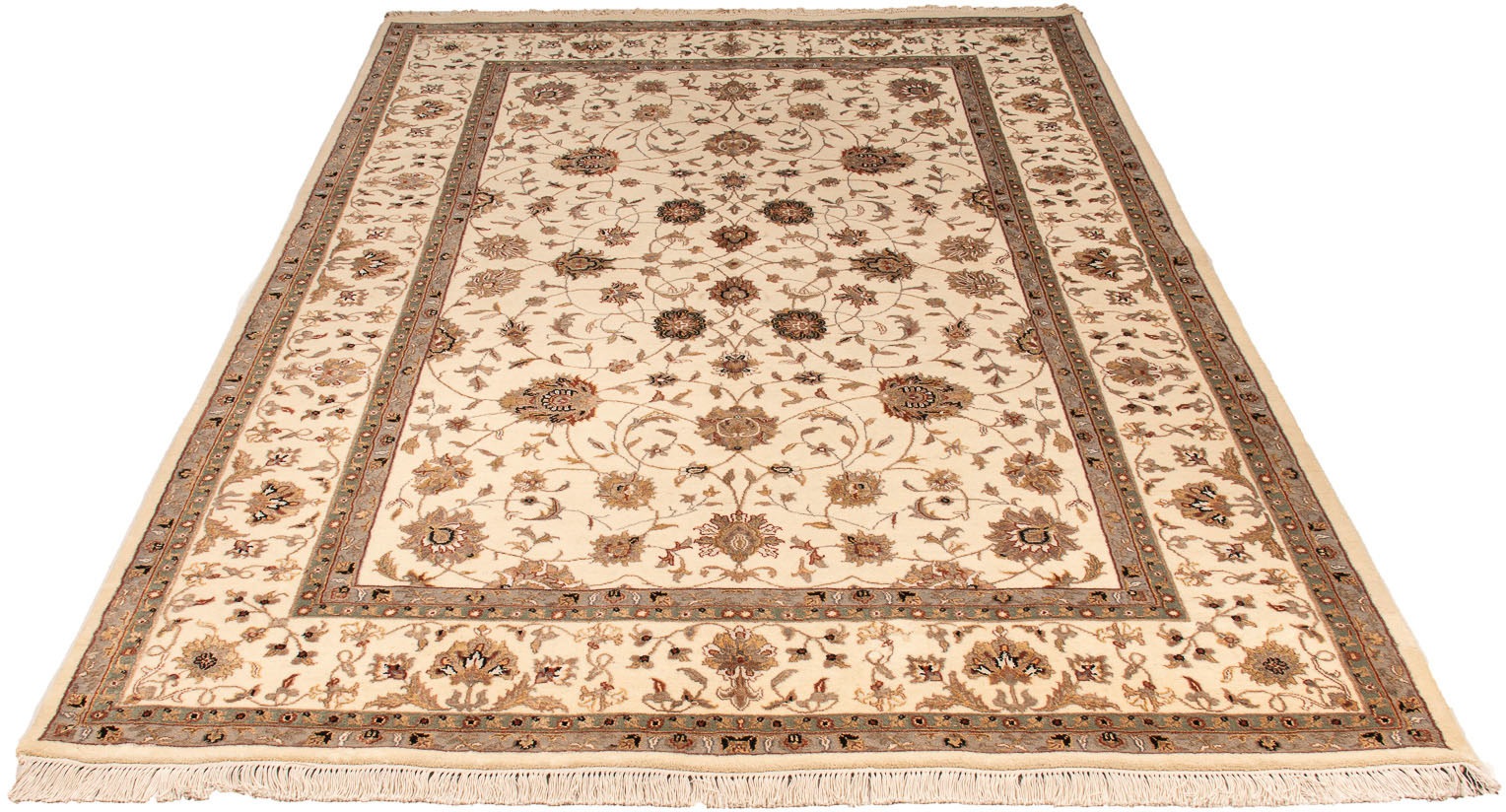 Image of morgenland Designteppich »Designer - 252 x 172 cm - beige«, rechteckig, 8 mm Höhe, Wohnzimmer, Handgeknüpft, Einzelstück mit Zertifikat bei Ackermann Versand Schweiz