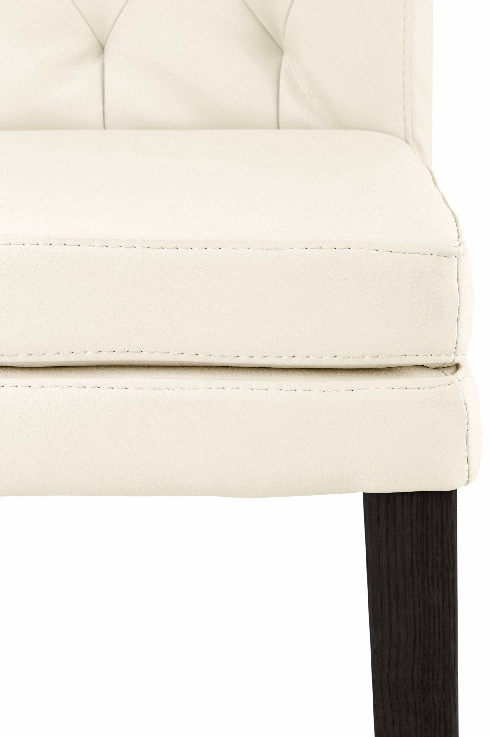 Home affaire 4-Fussstuhl »Colorado«, (Set), 4 St., Kunstleder, Beine aus Buche, wengefarben lackiert, Im 2er, 4er oder 6er-Set