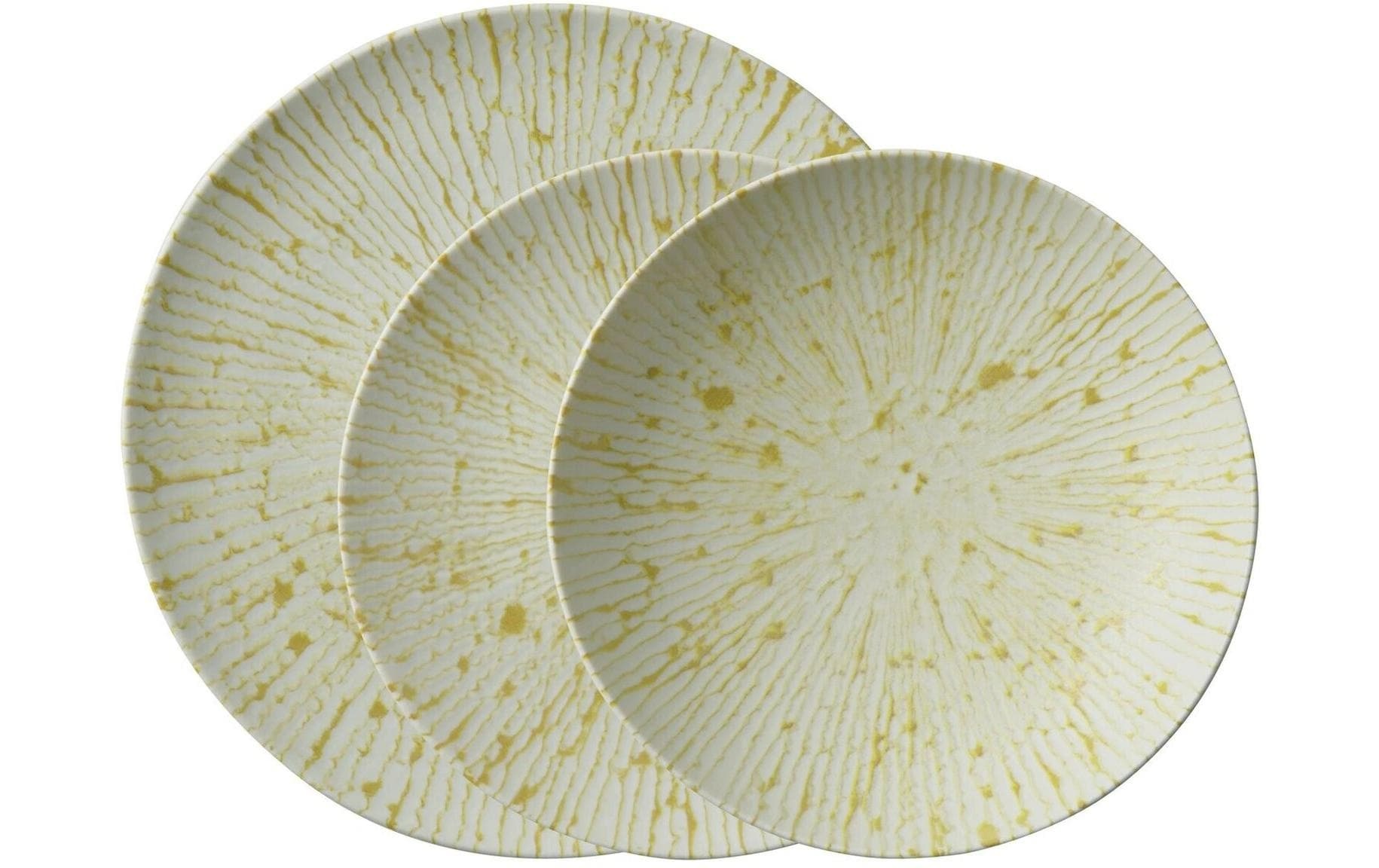 Image of Arthur Krupp Speiseteller "Golden Ray 12 Stück"
