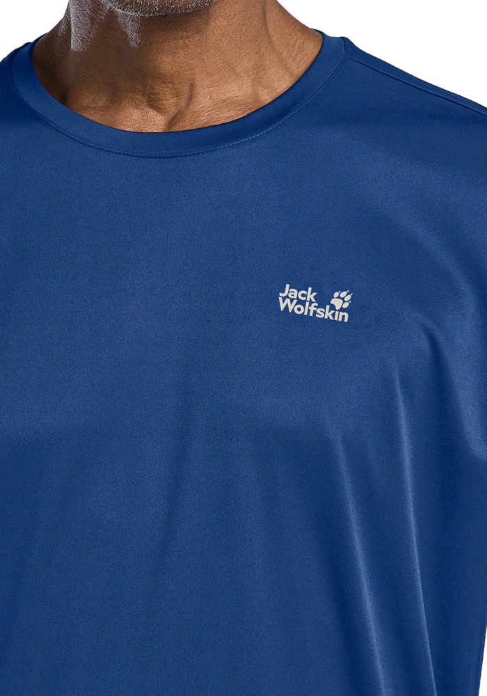 Jack Wolfskin Funktionsshirt »TECH T M« atmungsaktiv, Kurzarm, mit Rundhalsausschnitt, ohne Verschluss