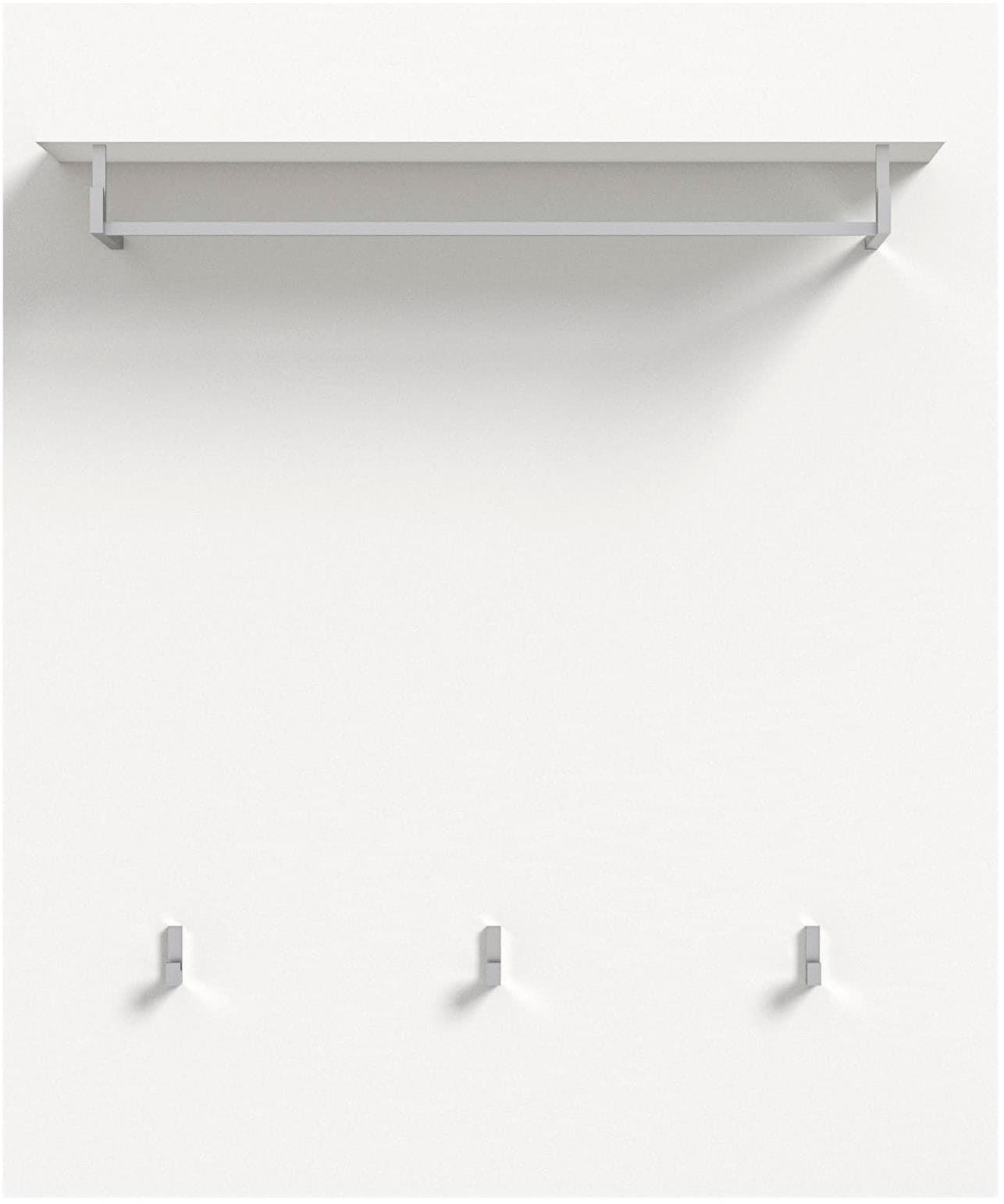 Image of Home affaire Garderobenpaneel "CAPRI, Breite 80 cm, 1 Ablageboden, 3 Haken, 1 Kleiderstnage" Wandgarderobe, Paneel, Garderobe, Flurpaneel, Wandpaneel