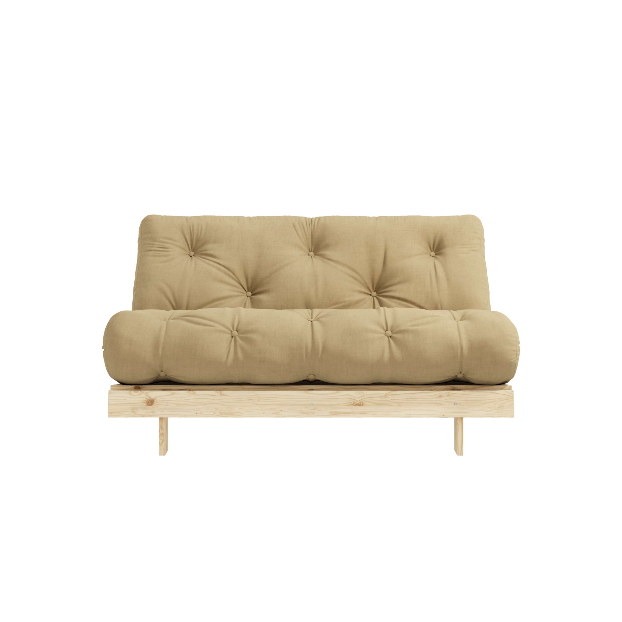 Karup Design Daybett "Roots Sofa Bed, Schlafsofa, Bettfunktion, FSC-Massivholz" Inkl. Futonmatratze, Made in Europe, langlebig, B: 140 oder 160 cm