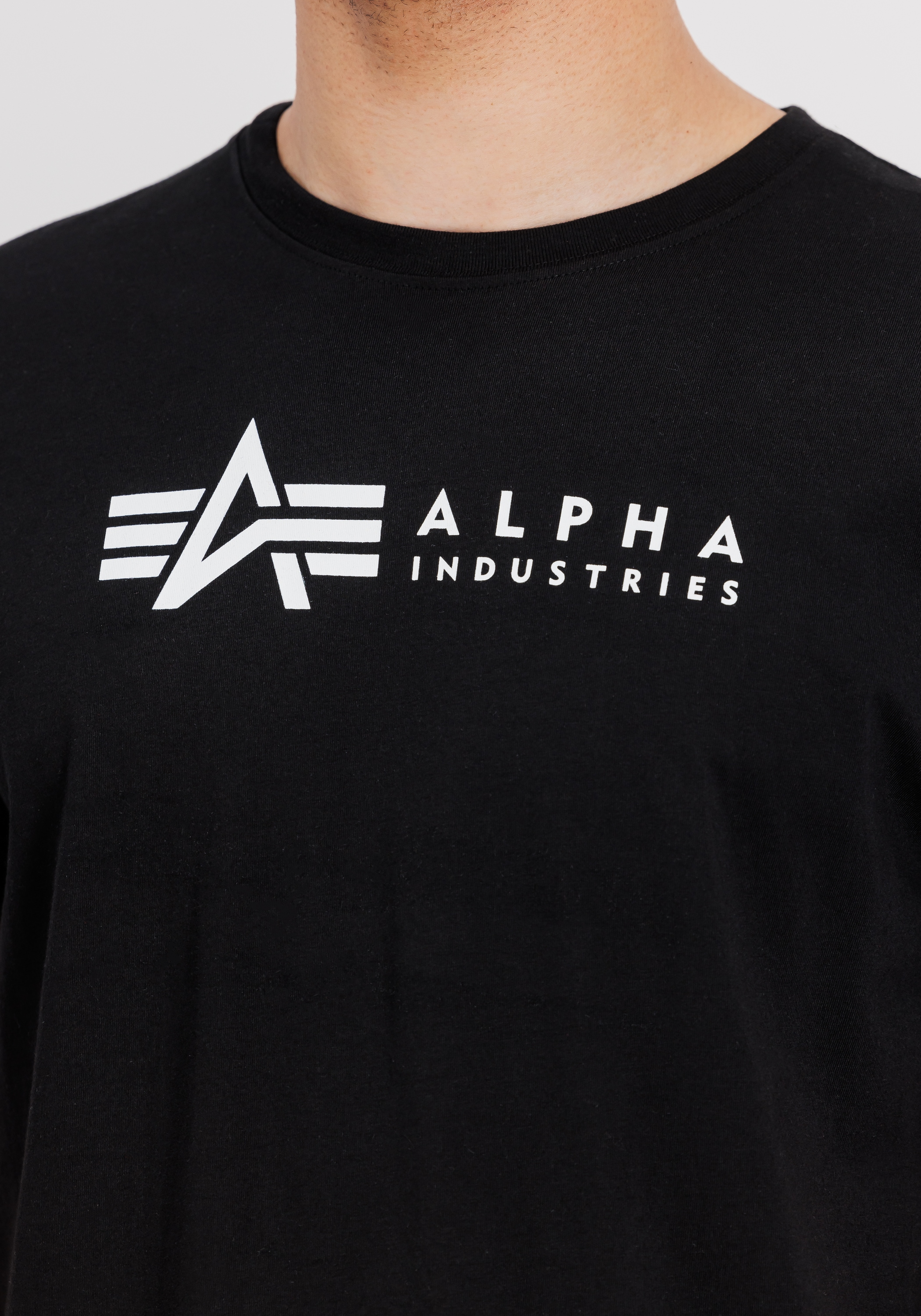 Alpha Industries T-Shirt »Alpha Industries Men - T-Shirts Alpha Label T-Shirt 2 Pack«