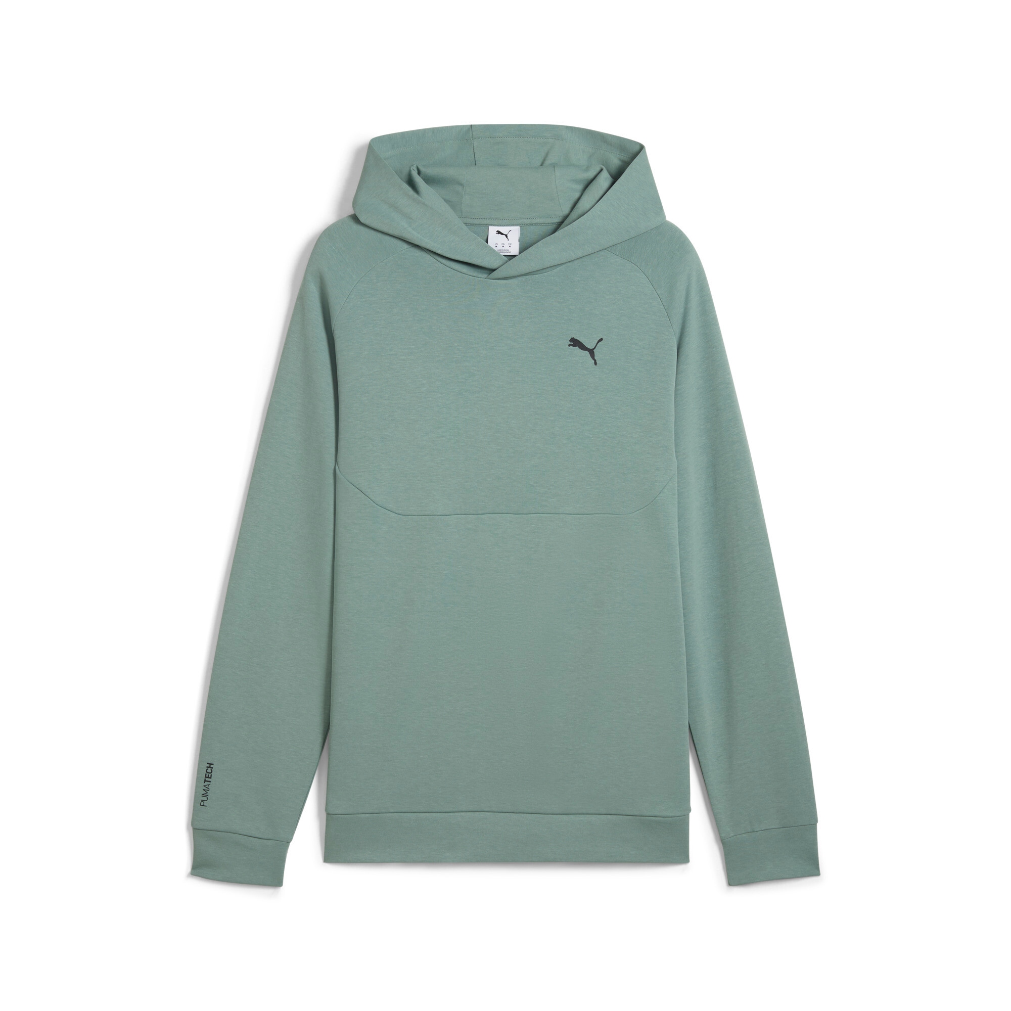 Image of PUMA Kapuzensweatshirt "TECH HOODIE DK", mit Kapuze, mit Cat Logo High-Density-Print, mit Eingrifftaschen