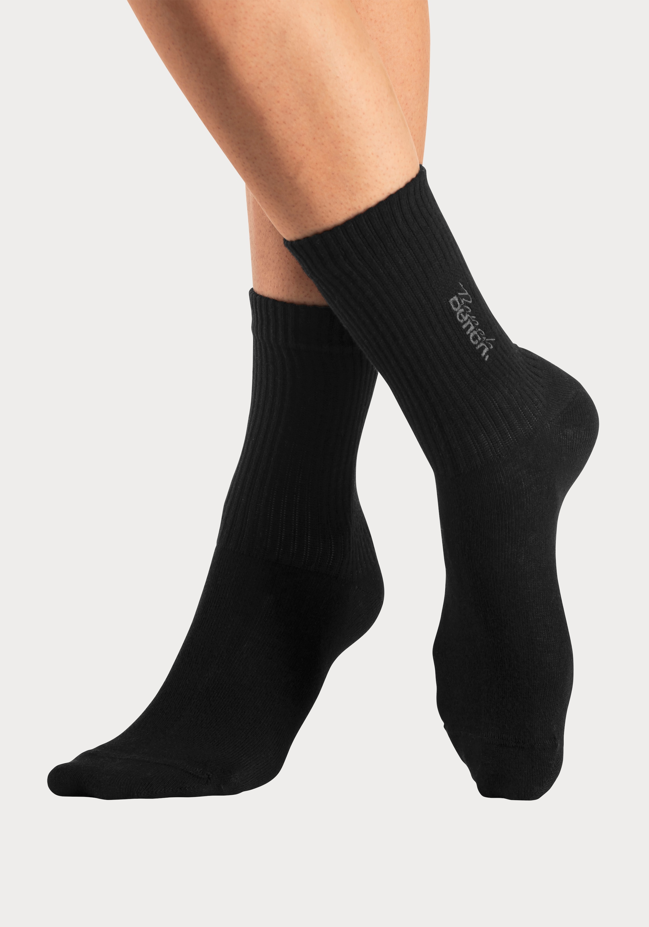 Bench. Basicsocken Packung, 3 Stk. tlg. mit Bench Logo Stickerei