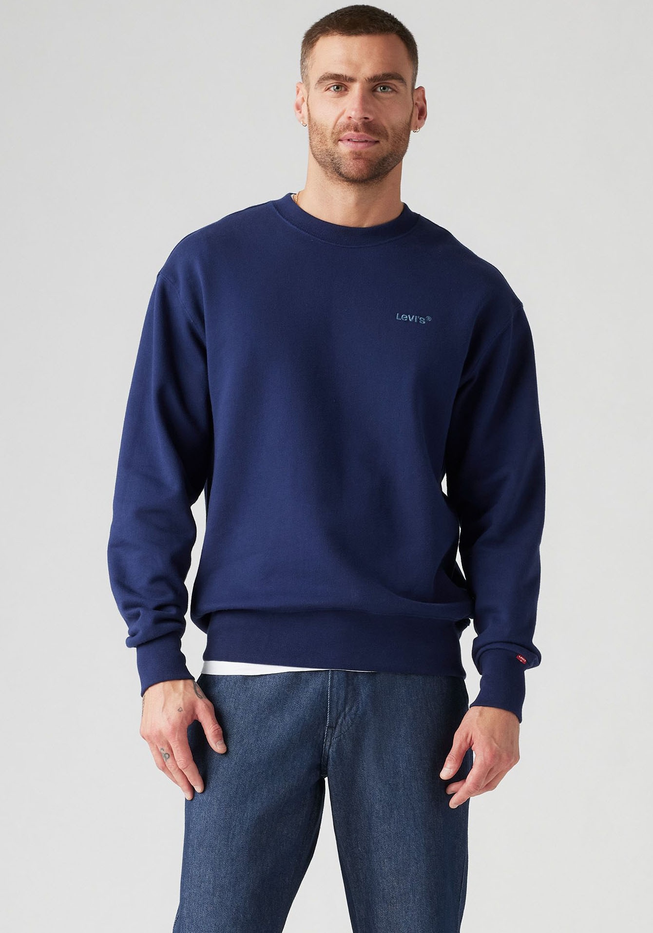 Levi's® Sweatshirt »AUTHENTIC CREW«, mit Logostickerei