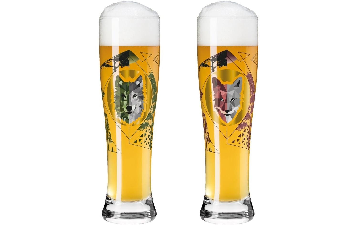 Ritzenhoff Bierglas »Brauchzeit No. 3 und 4 Sonja Eikler«, (2 tlg.)