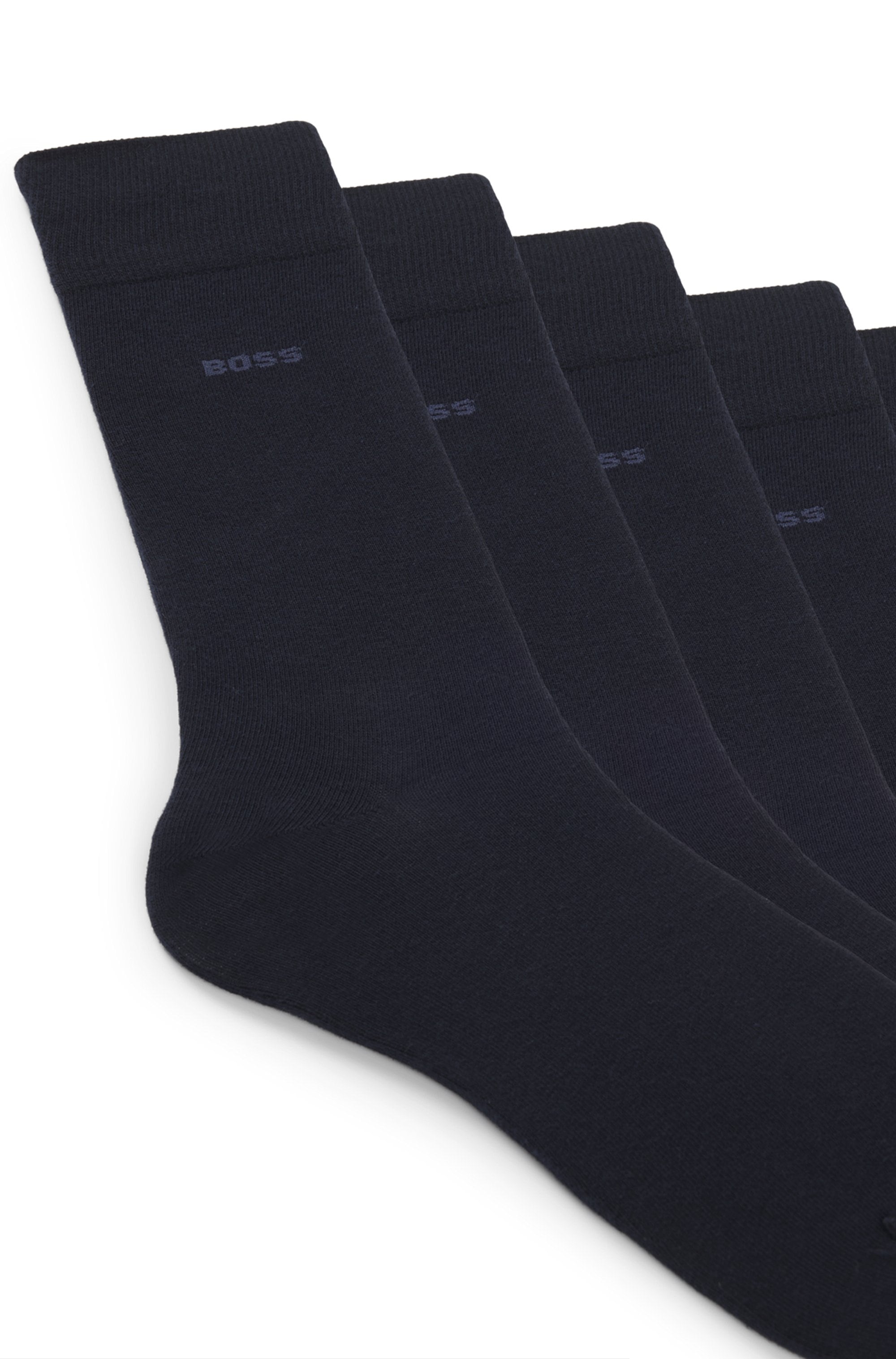 BOSS Socken »5P Uni Color CC« 5 Stk. tlg. in klassischer Unifarbe
