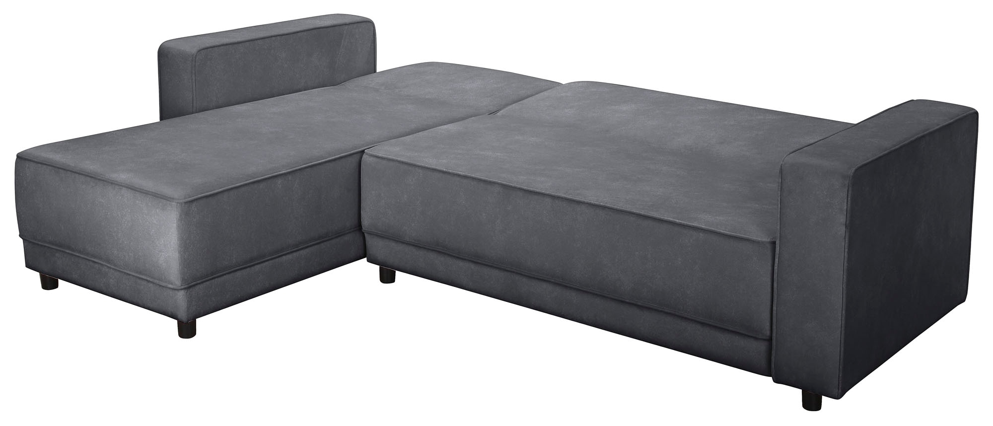 Dorel Home Ecksofa »Allie Schlafsofa 230 cm mit Relaxfunktion in der Rückenlehne« Schlaffunktion (108/194,5cm), trendiger Cord o. pflegeleichter Velours