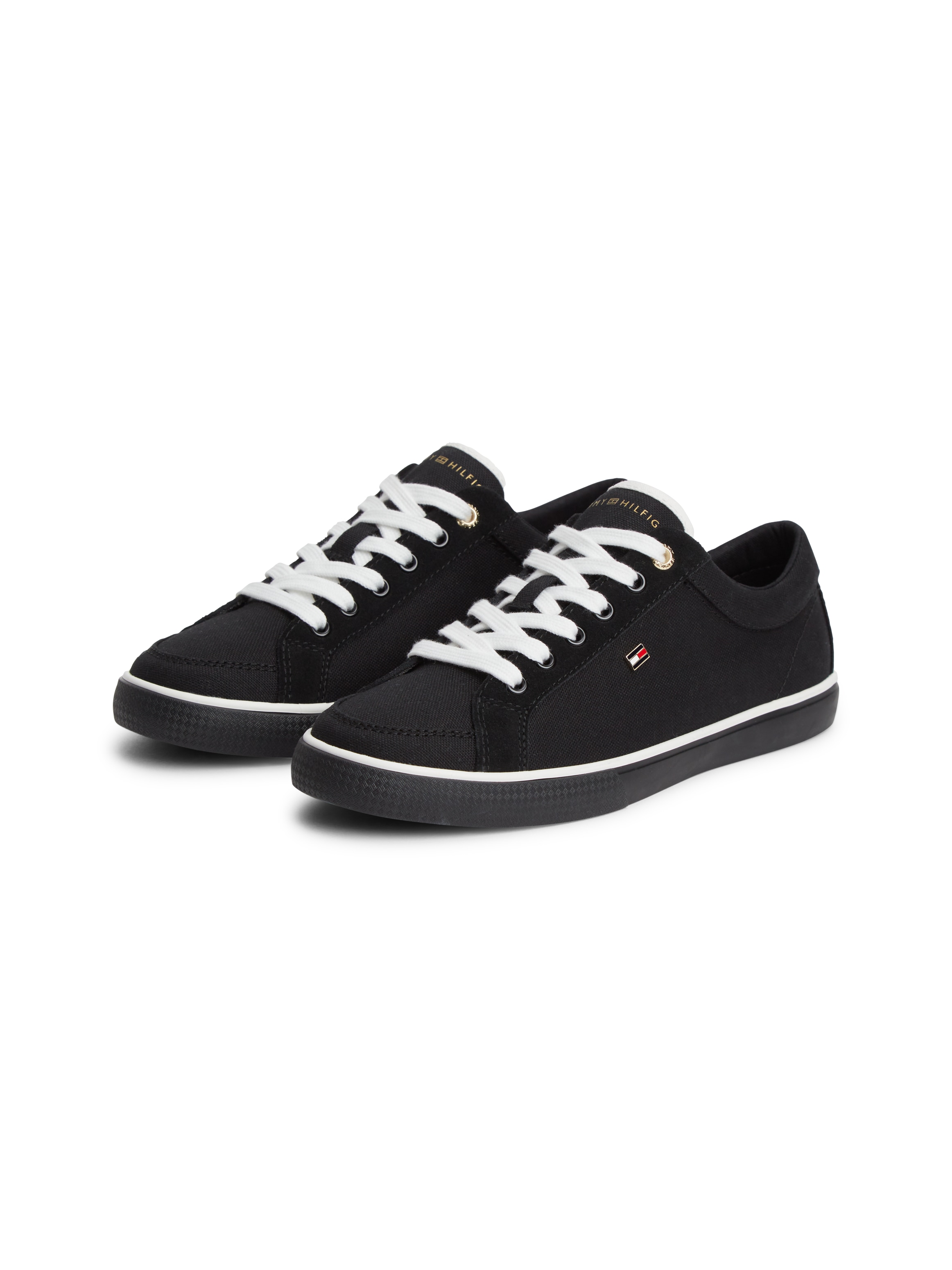 Image of Tommy Hilfiger Sneaker "TH LOW VULC" Freizeitschuh, Schnürschuh mit Logoschriftzug an der Schuhzunge