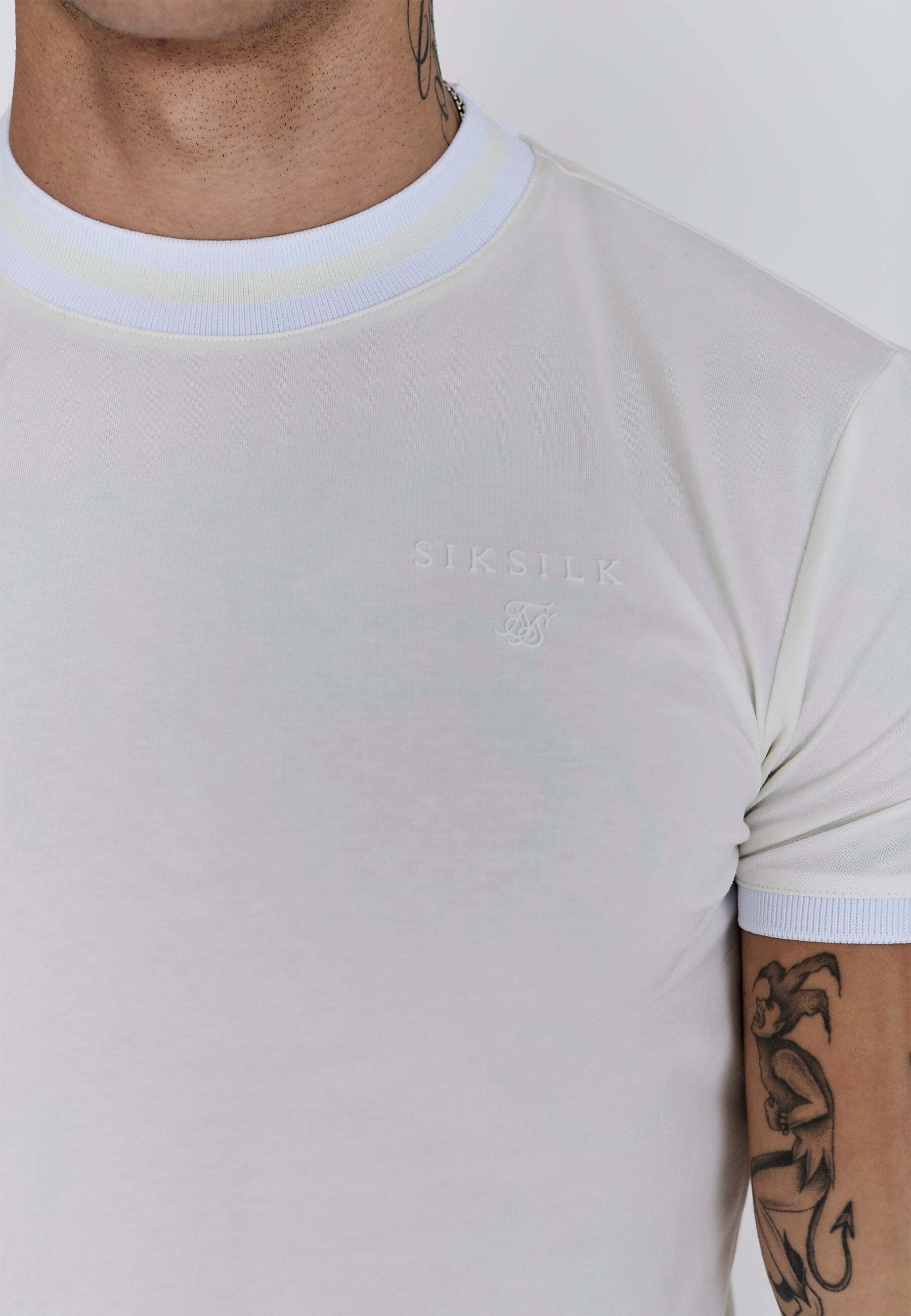 Siksilk T-Shirt »Siksilk T-Shirt Ringer T-Shirt«