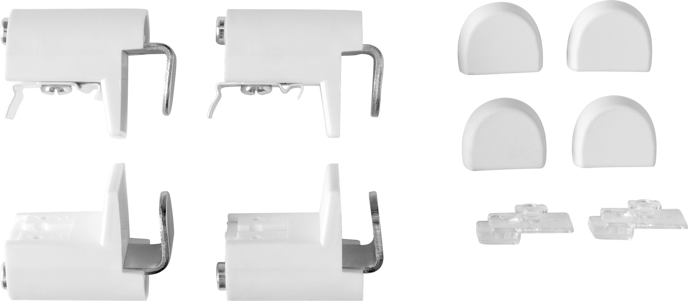 Image of Good Life Klemmhalter für Sichtschutz im Wunschmass, einseitig verschiebbar, Made in Germany