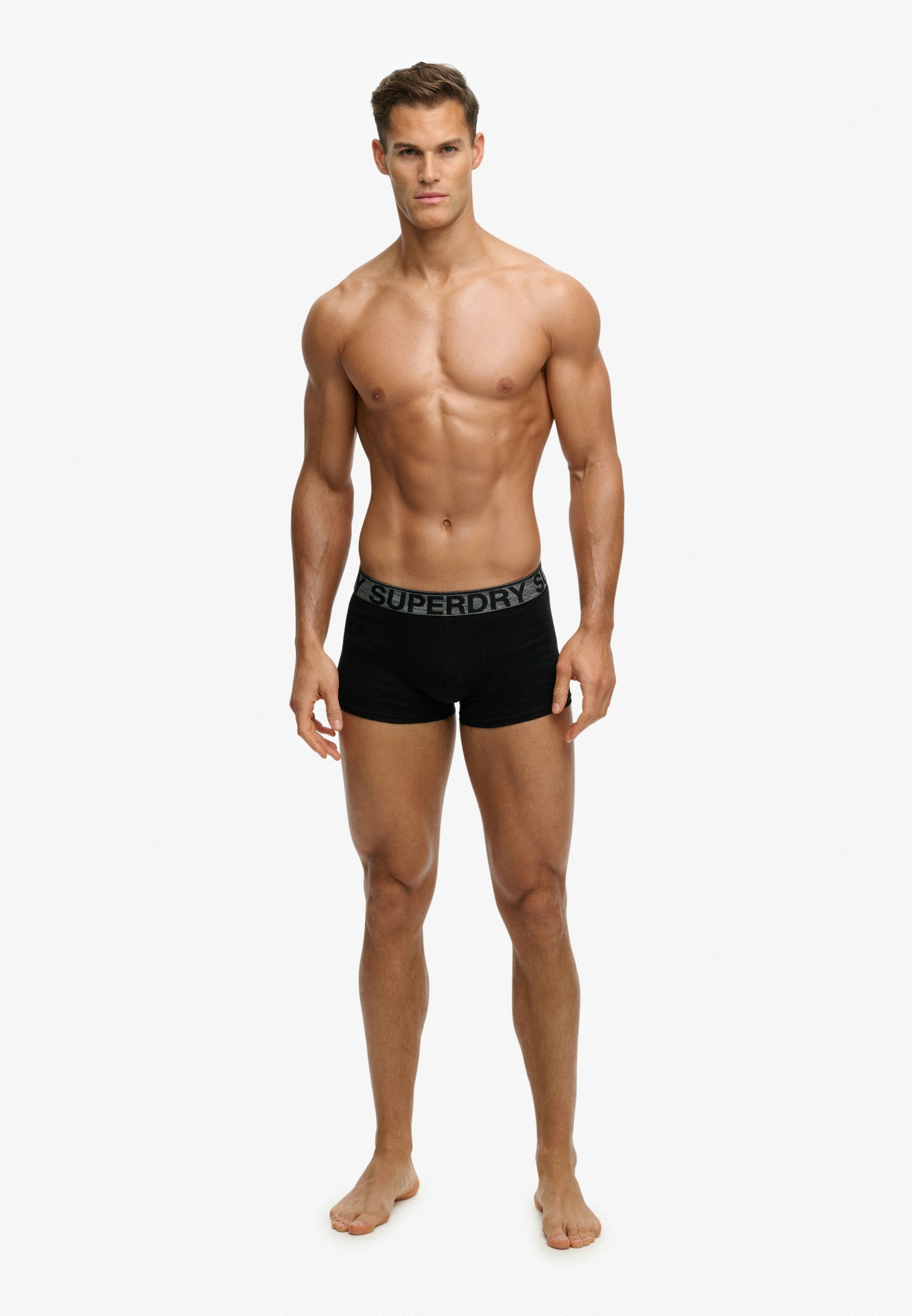 Superdry Boxers »TRUNK TRIPLE PACK« Paquet, 3 cuis en mélange de coton, coupe ajustée