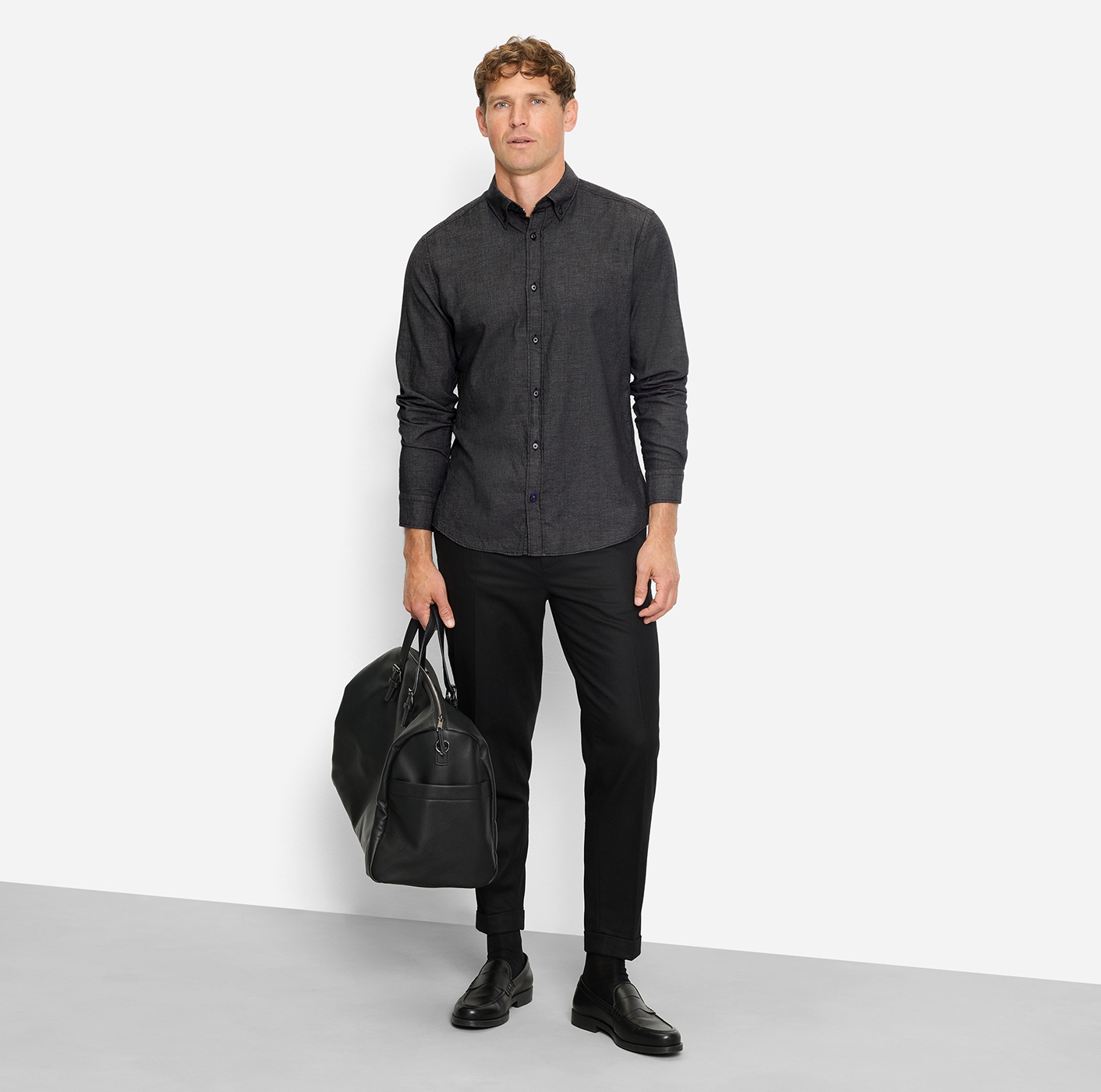 OLYMP Chemise à manches longues Button-down-Kragen, regular fit, casual