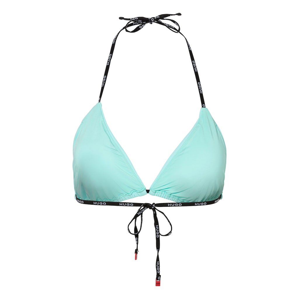 HUGO Underwear Triangel-Bikini-Top »PURE_TRIANGLE 10241961 01«, im Rücken zu binden