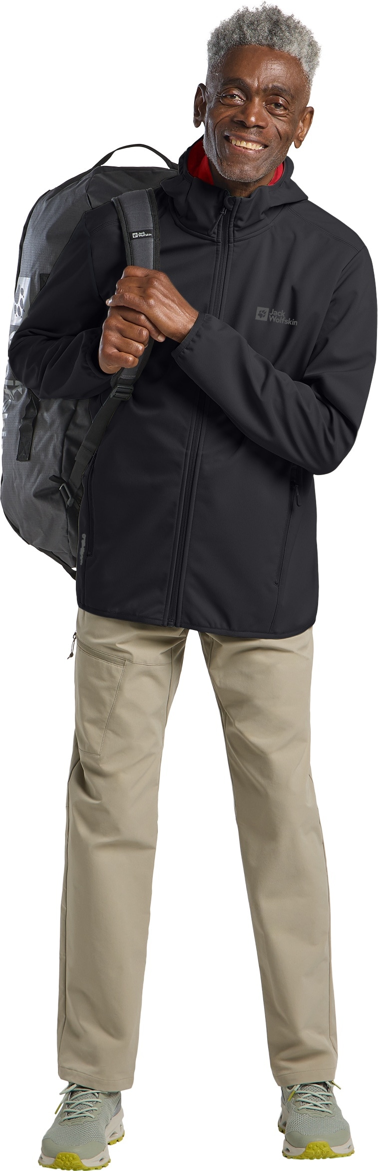 Jack Wolfskin Softshelljacke »BORNBERG HOODY M«, mit Kapuze
