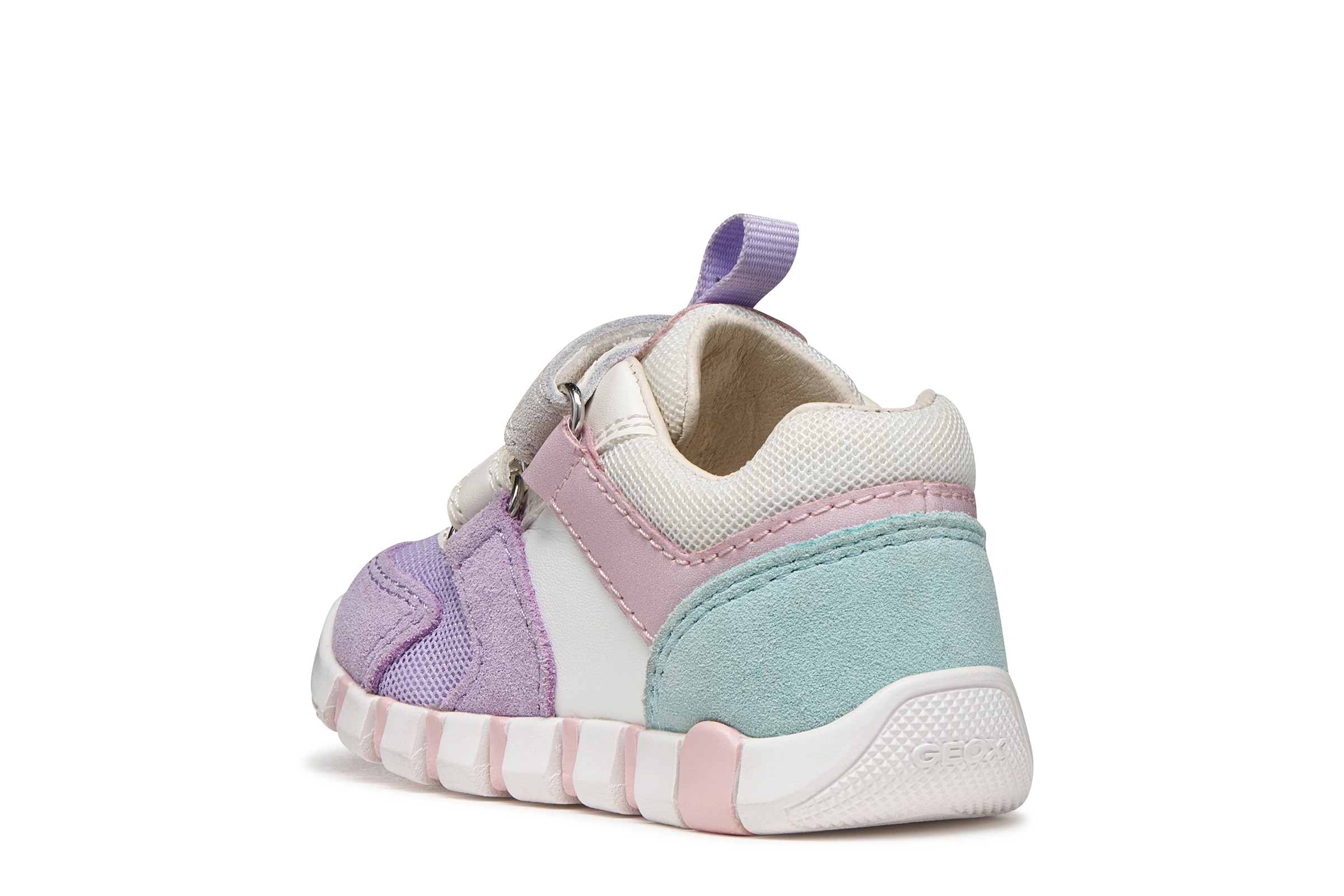 Geox Chaussures de marche »B IUPIDOO GIRL«  chaussure bébé avec empiècements pastel, gabarit de taille à télécharger