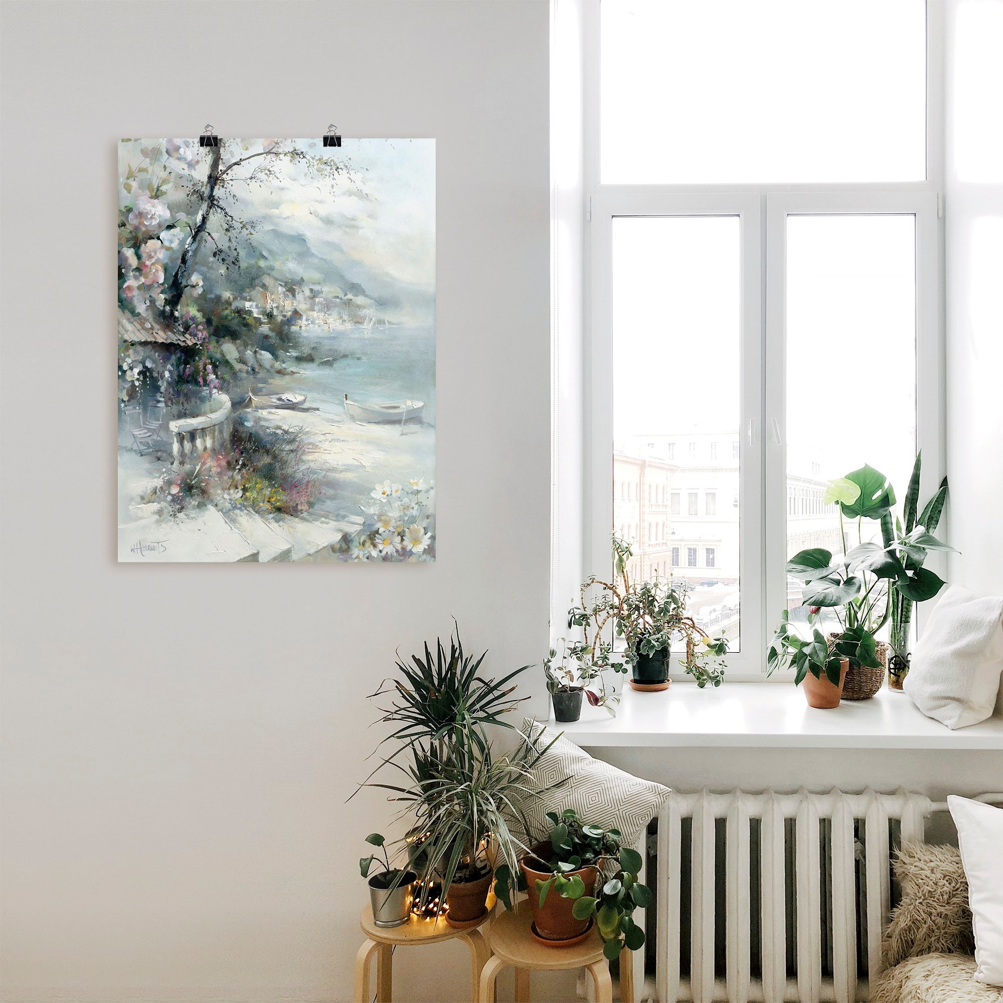 Artland Wandbild »Buchtseite I« Küste 1 Stk. tlg. als Leinwandbild, Poster in verschied. Grössen