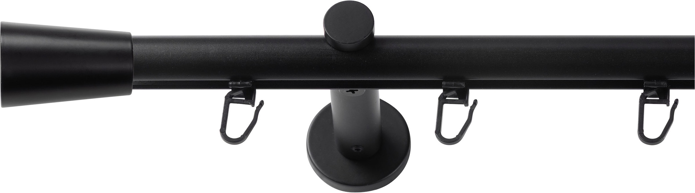 SN DECO GROUP Gardinenstange Ø 19 mm 1 läufig-läufig Fixmass;kürzbar