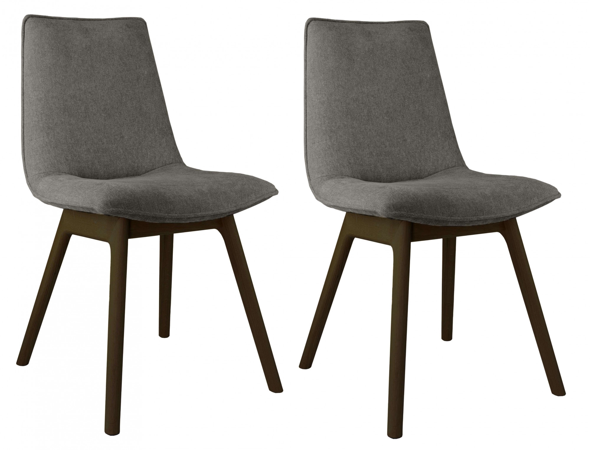 GOODproduct Chaise à 4 pieds »Ramon« (Ensemble) 2 cuisavec pieds en bois massif, différentes couleurs et tissus