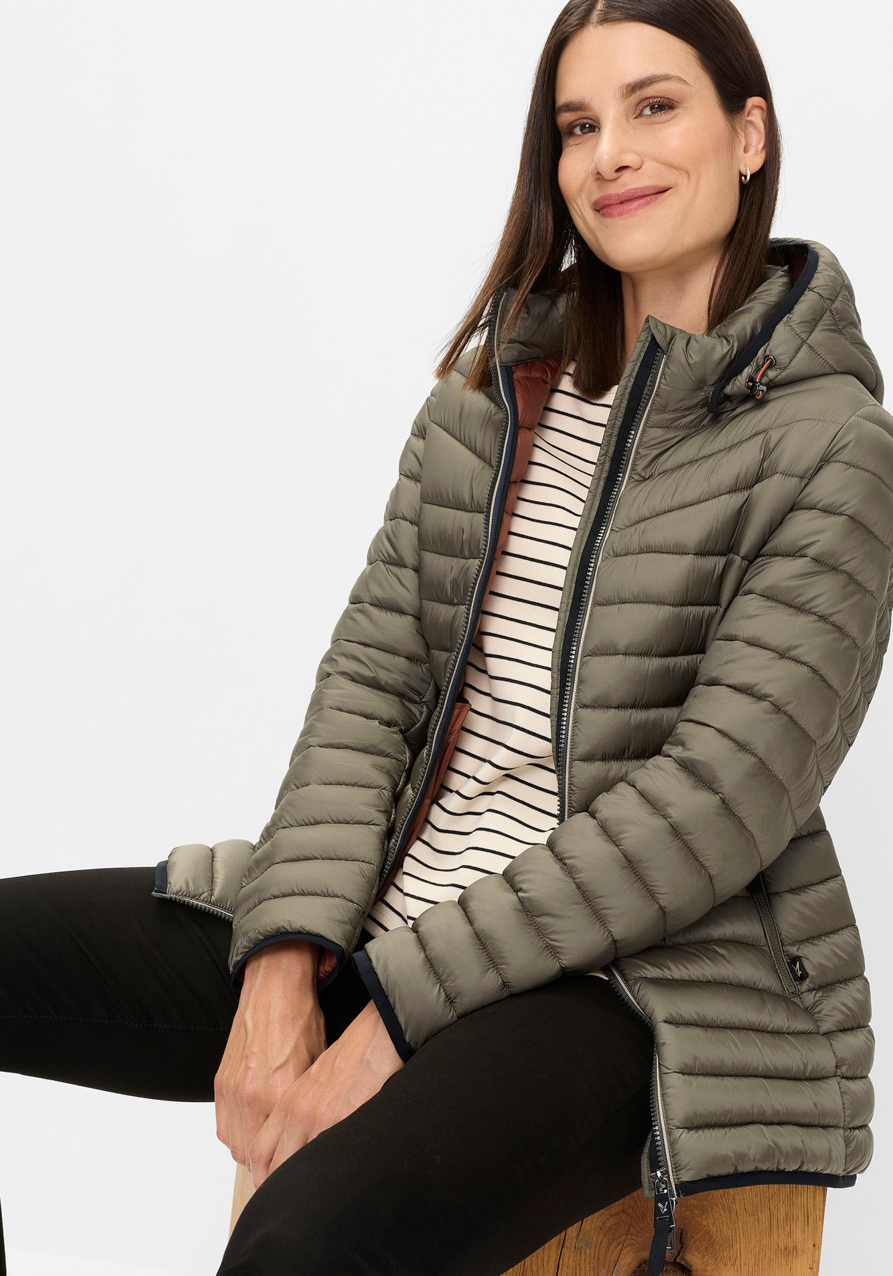 Fuchs Schmitt Veste matelassée »Steppjacke« mit Kapuze mit abnehmbarer Kapuze