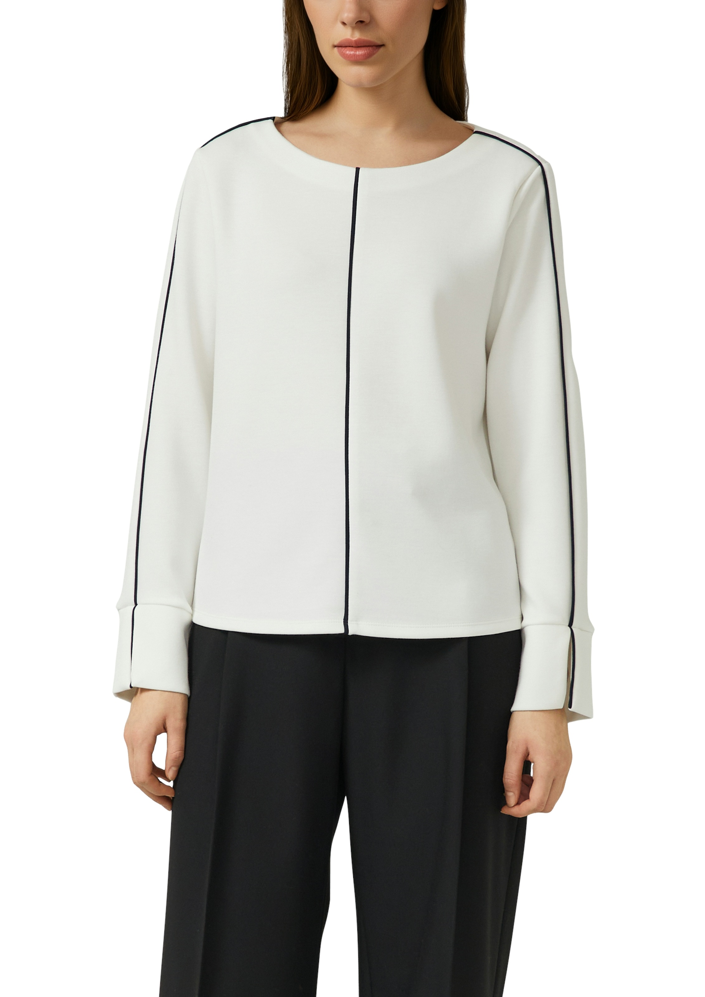 Image of s.Oliver BLACK LABEL Sweatshirt, U-Boot Ausschnitt