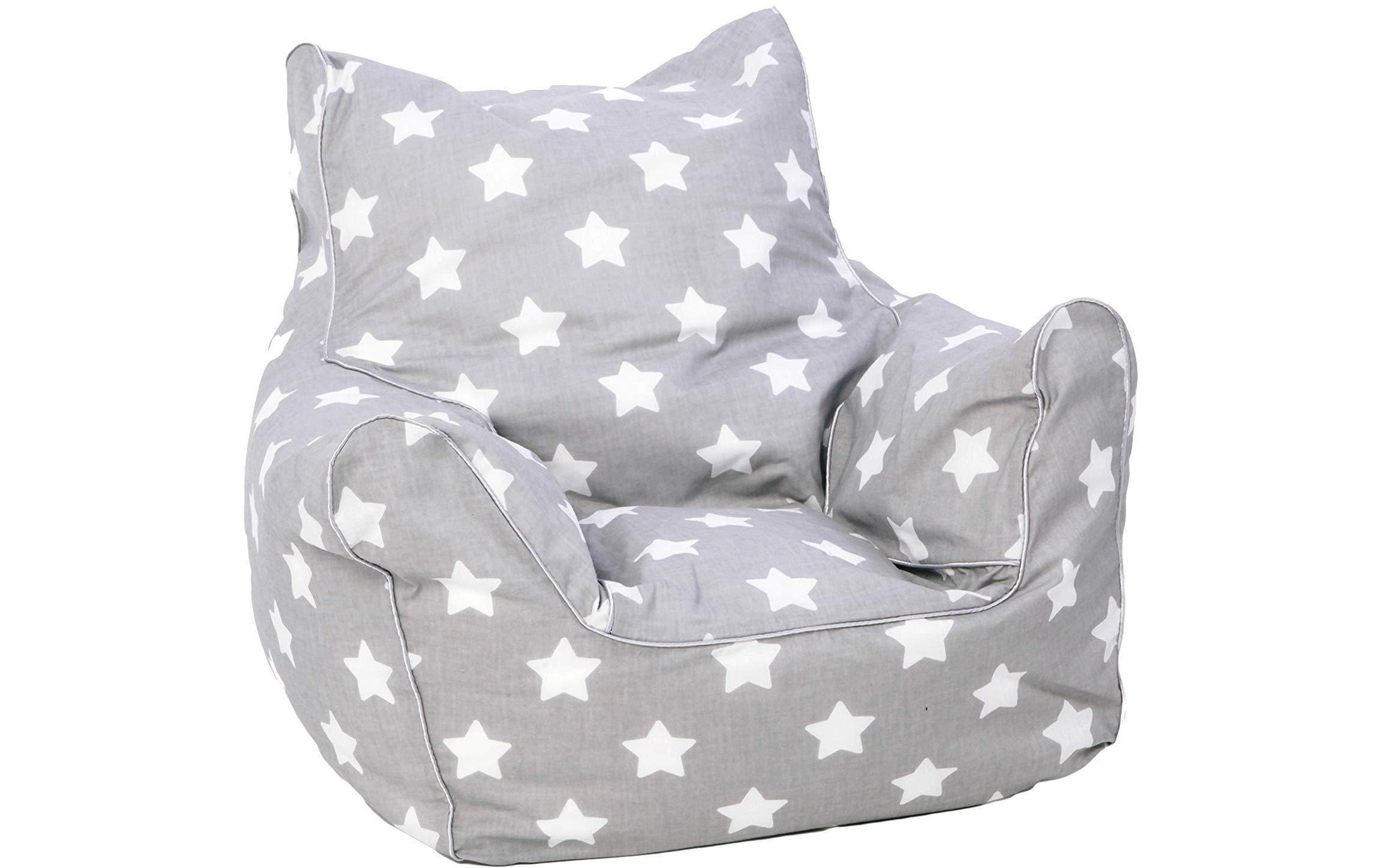 Sitzsack »Grey White Stars«, für Kinder