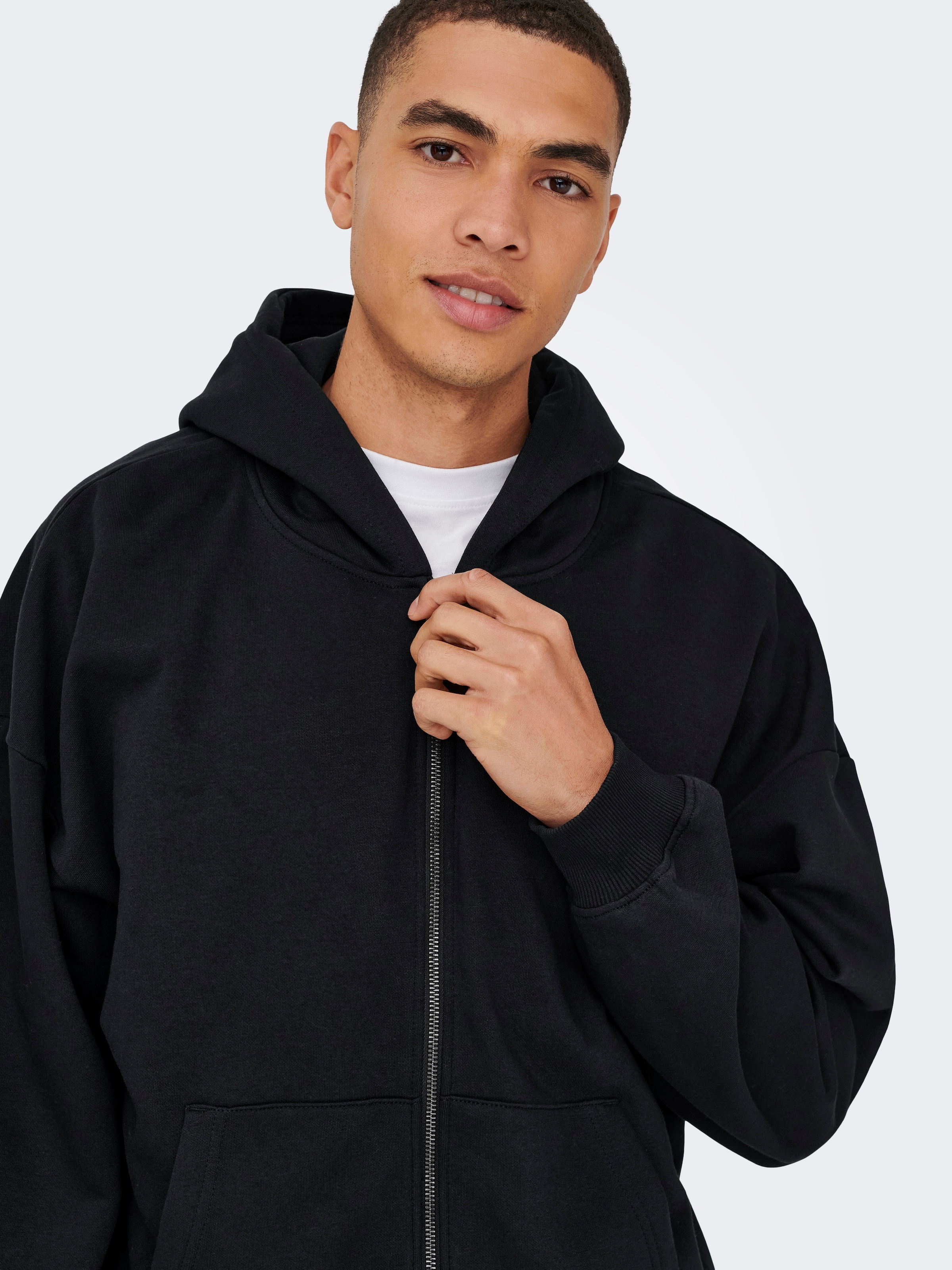 ONLY & SONS Kapuzensweatshirt »ONSTURNER LIFE VTG ZIP HOODIE SWEAT«
