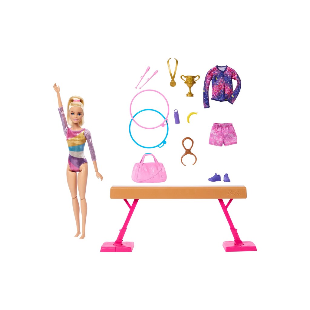 Barbie Anziehpuppe »Barbie Refresh Gymnastics«