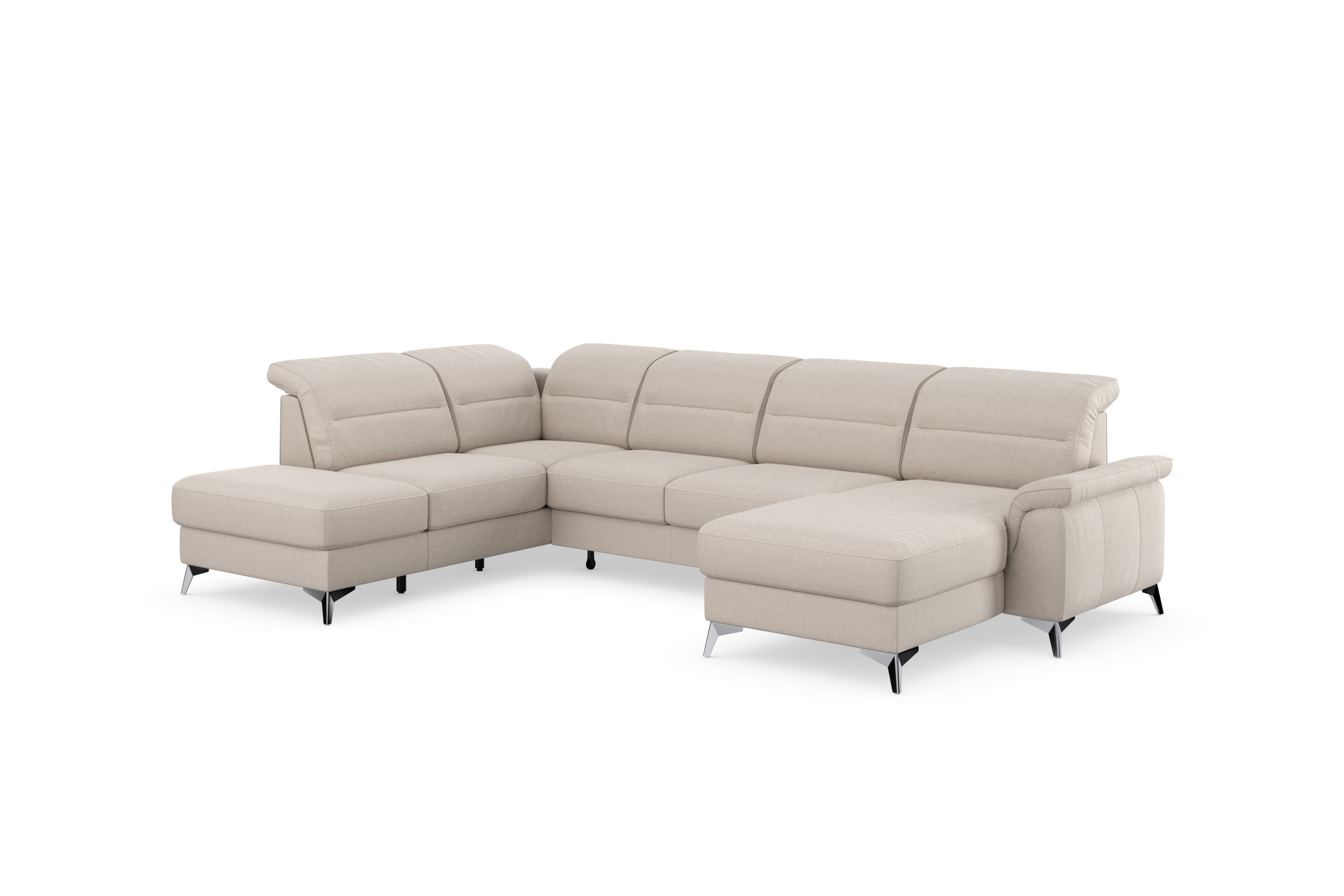 sit&more Wohnlandschaft »Sinatra U-Form«, optional mit Kopfteilverstellung und Armteilfunktion etc.