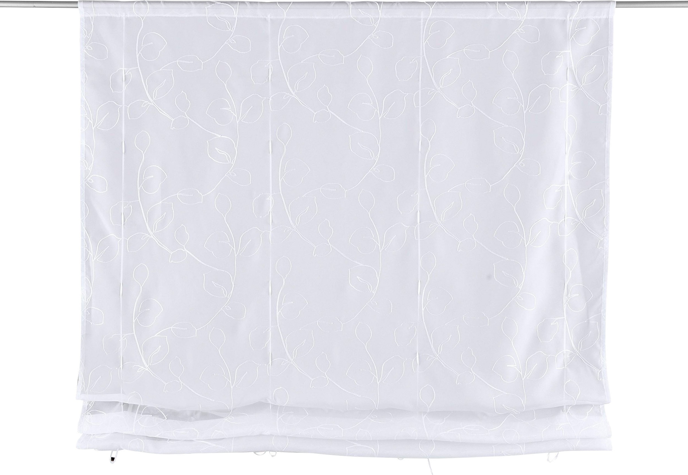 Image of Home affaire Raffrollo »Adele«, mit Stangendurchzug, mit Stickerei bei Ackermann Versand Schweiz