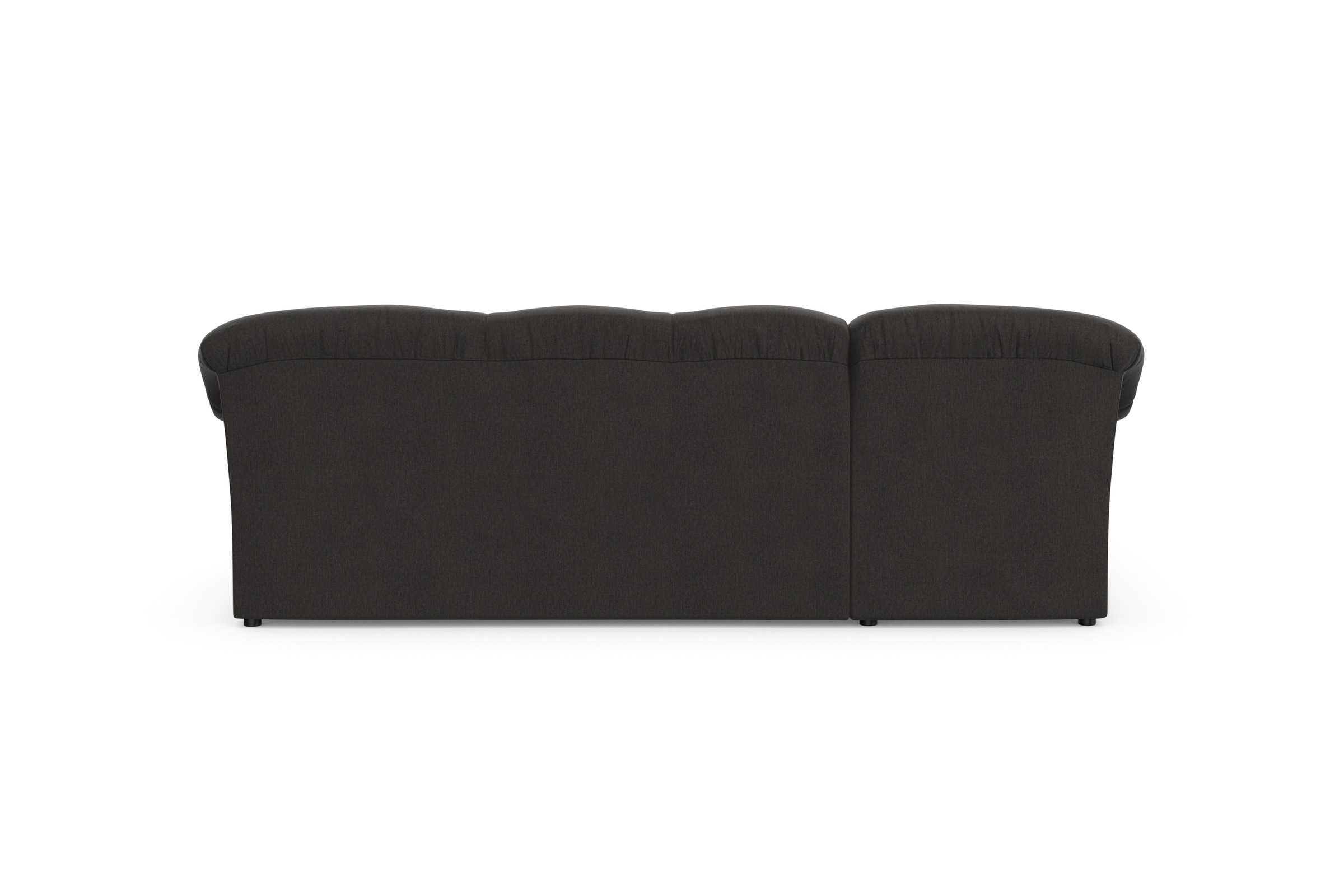 DOMO collection Ecksofa »Pegnitz, elegante Rückensteppung, kompakte Stellmasse 238/141cm, L-Form«, wahlweise mit Bettfunktion