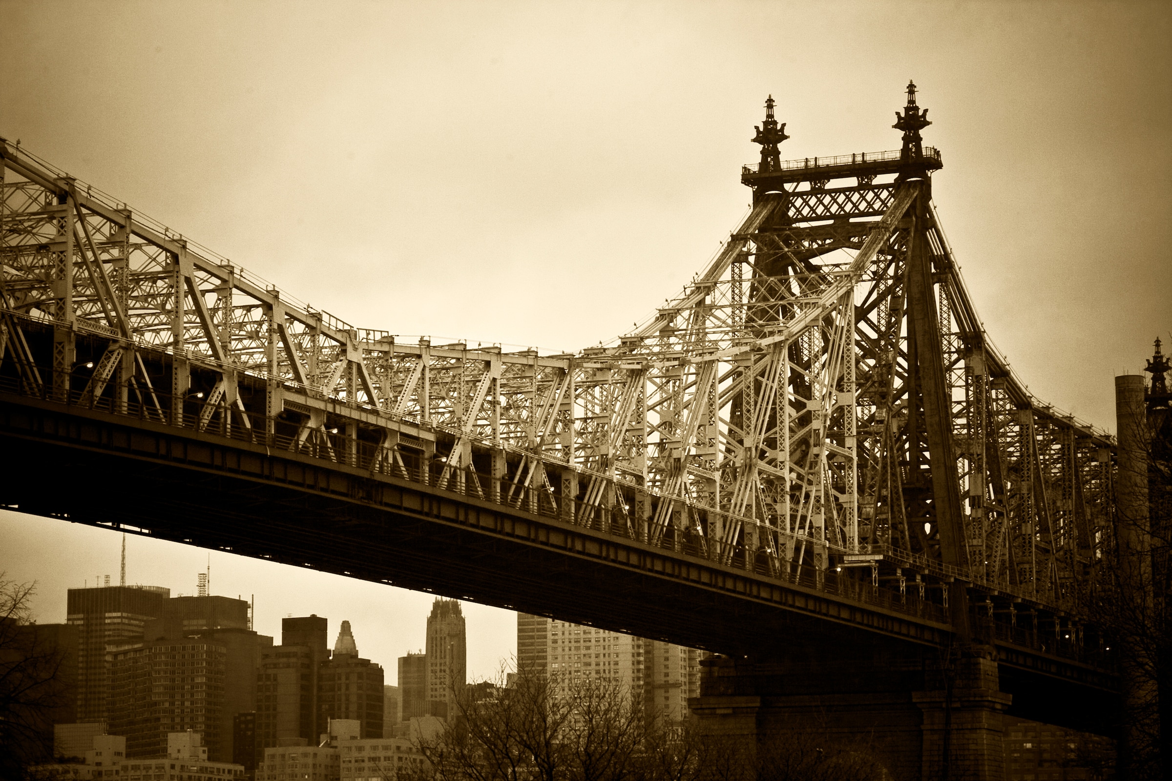 Image of Papermoon Fototapete "New York Bridge" glatt