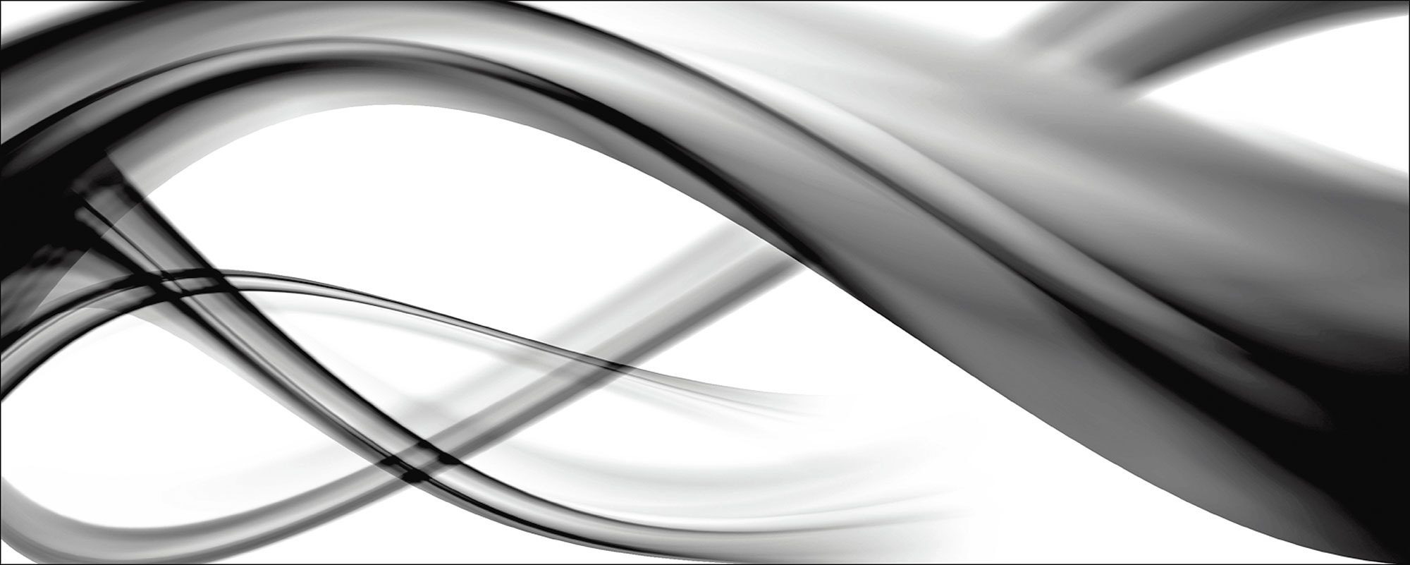 Image of Home affaire Glasbild »B. Bocos: Abstrakte Komposition (s/w)« bei Ackermann Versand Schweiz