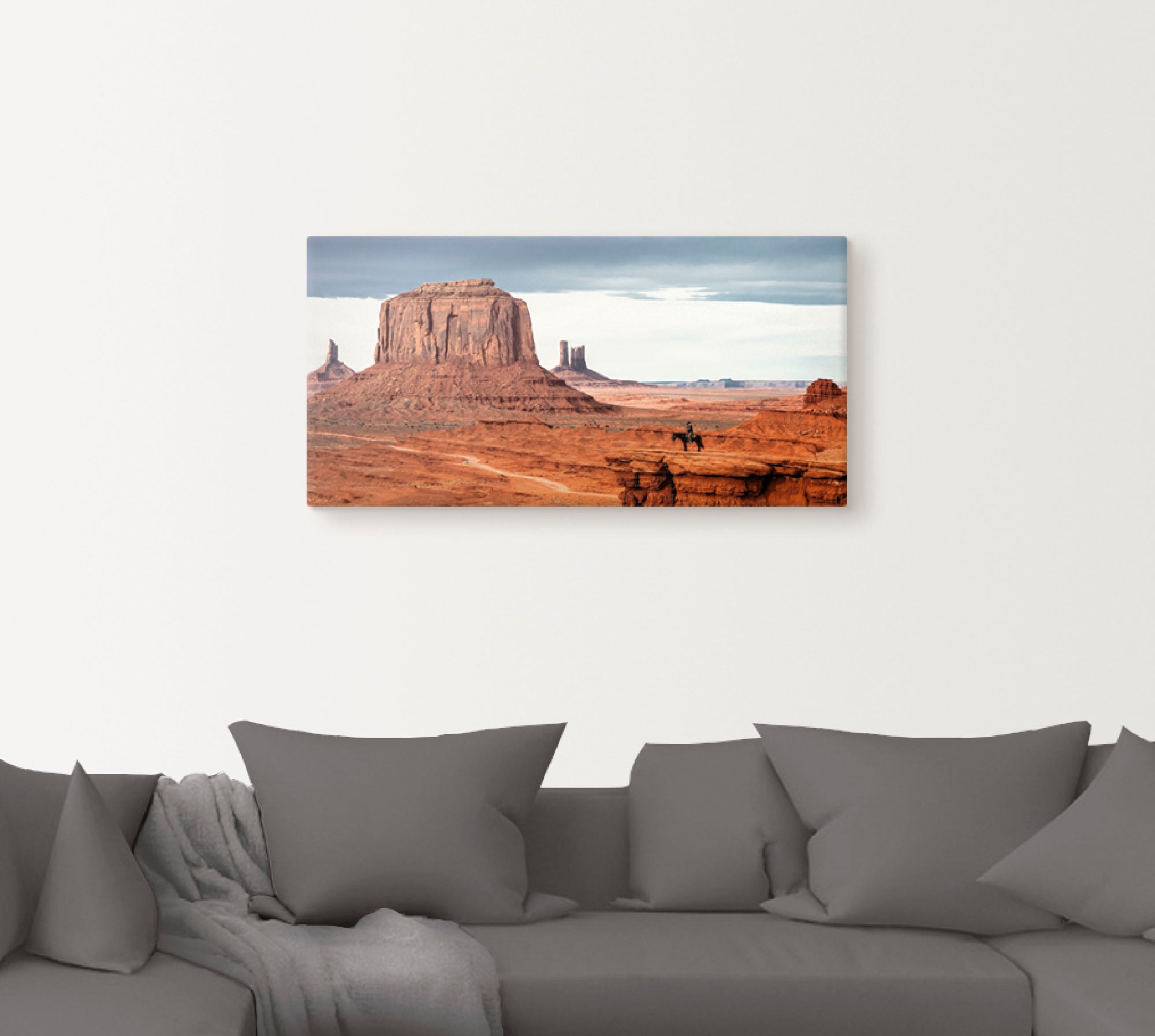 Artland Leinwandbild »Colorado - Utah Monument Valley« Amerika 1 Stk. tlg. auf Holzrahmen gespannt