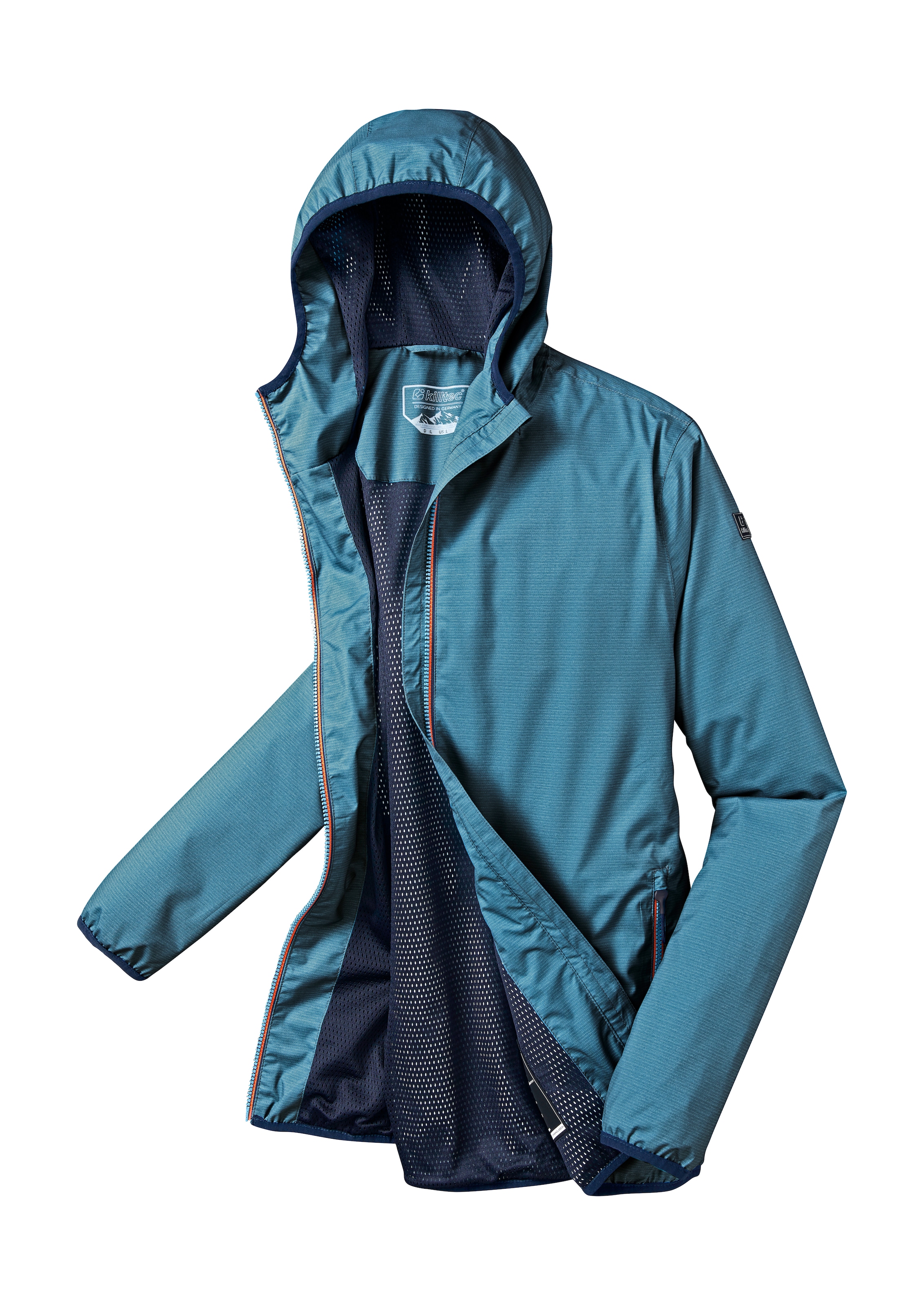 Killtec Outdoorjacke »KOS 258 MN JCKT«, Wind- und wasserdichte, atmungsaktive Herrenjacke, packbar, PFAS-frei