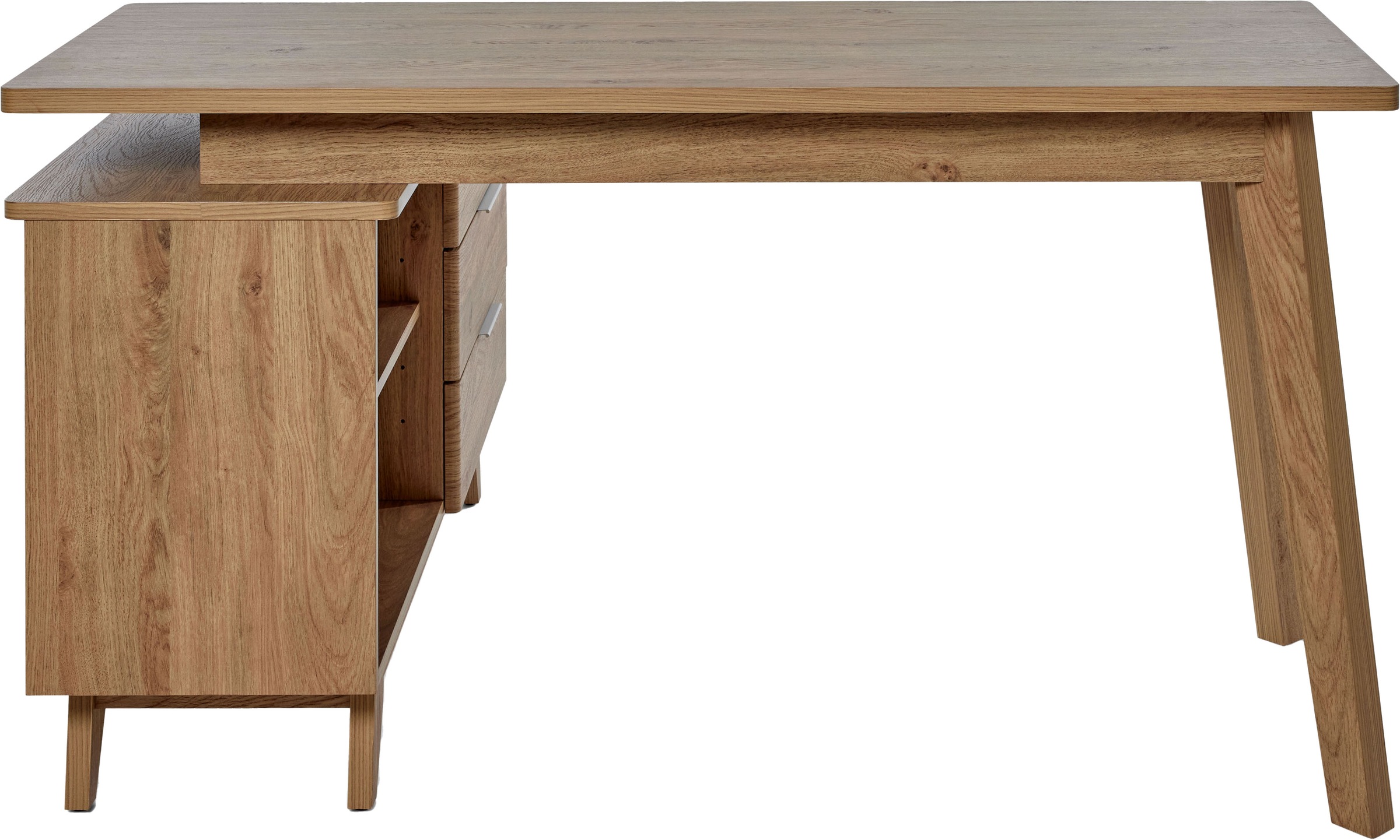 Jahnke Eckschreibtisch »LIBRE D 240 E« 1 Stk. tlg. wechselseitig montierbar, Breite ca. 140 cm