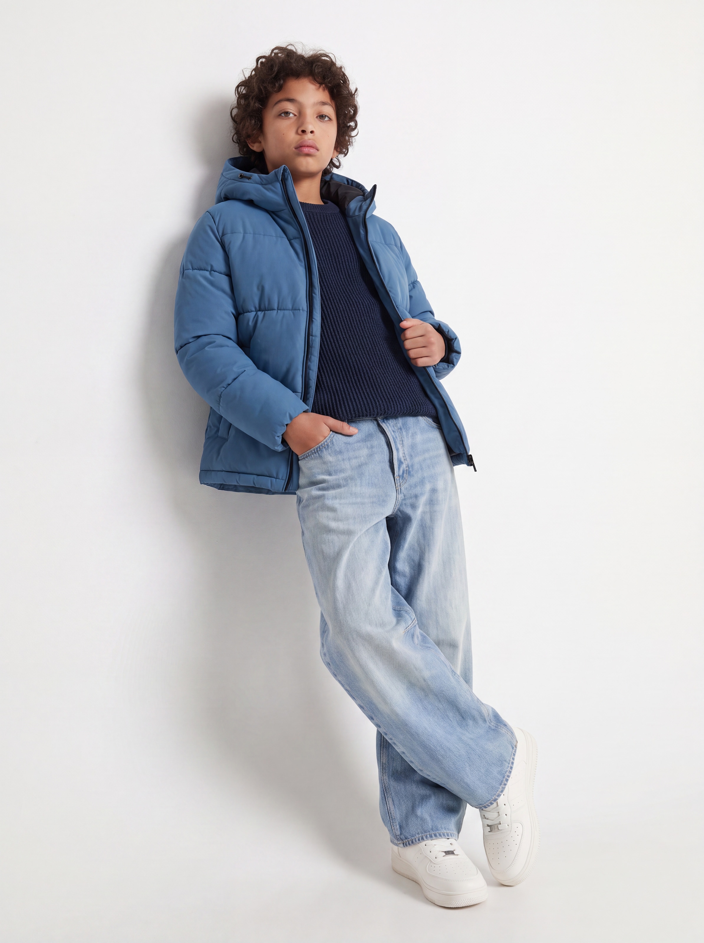 Jack & Jones Junior Steppjacke »JJGALAXY PUFFER JACKET JNR« mit Kapuze Kunstfaser, regular fit