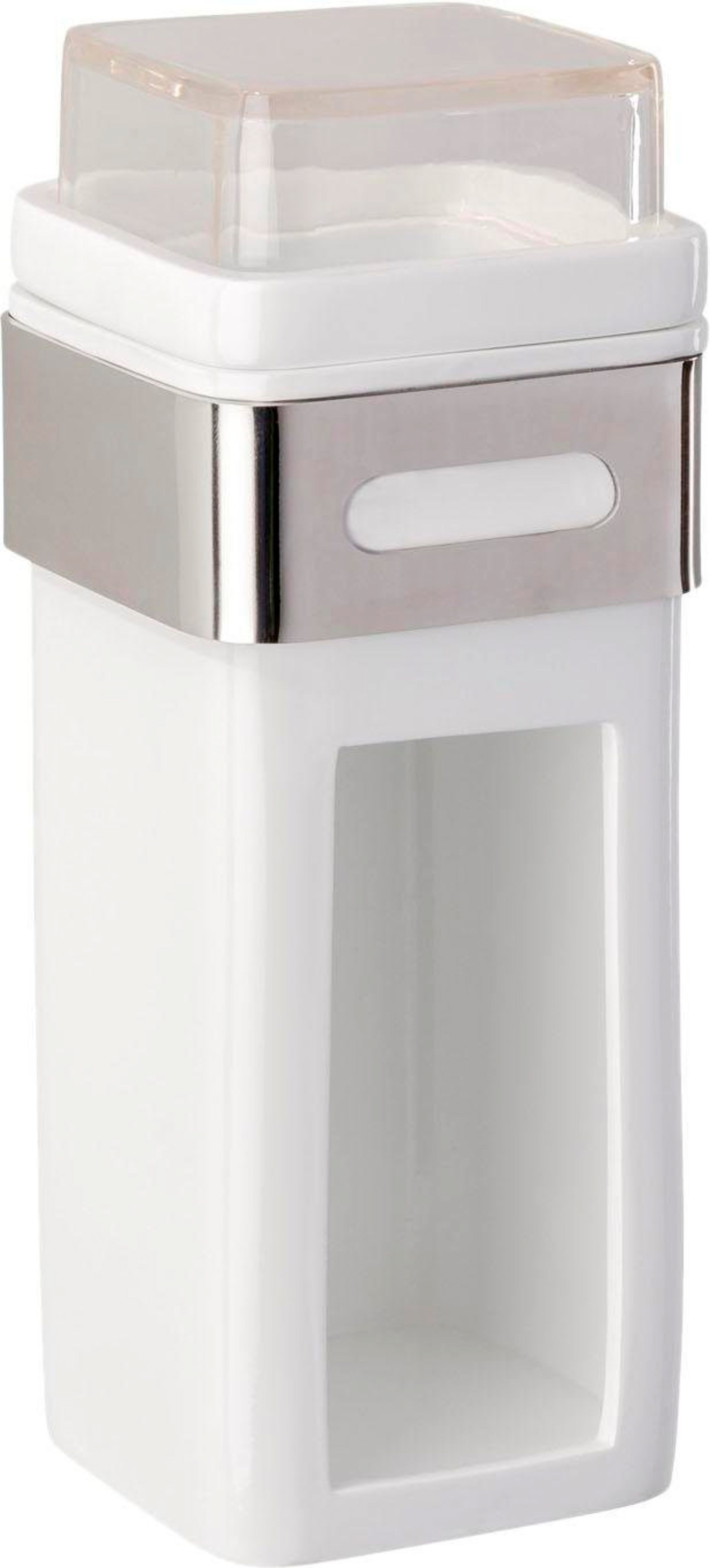 Image of WENKO Wattepadspender »Premium Plus«, Wattepad- und Ohrstäbchenhalter, Edelstahl bei Ackermann Versand Schweiz