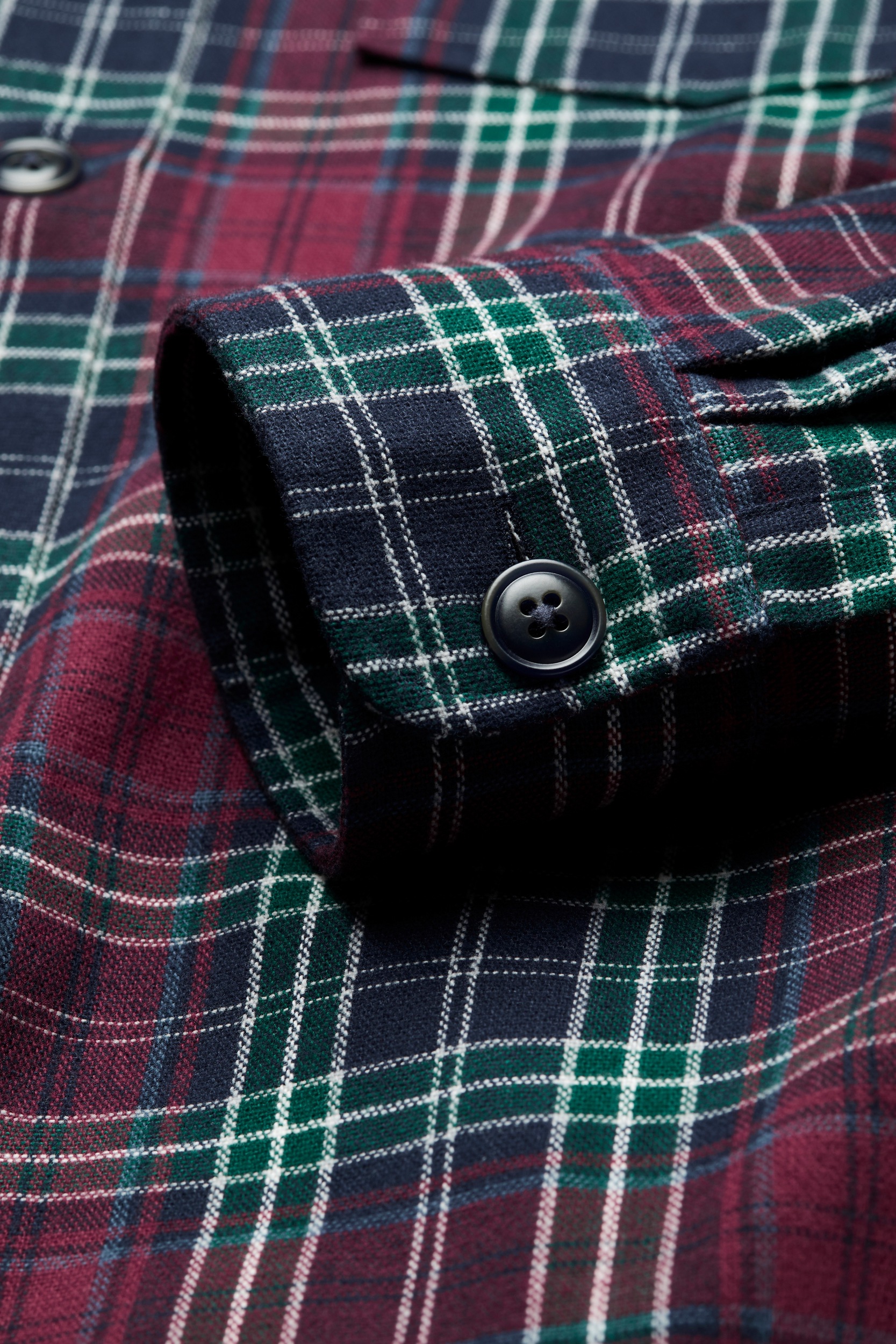 bugatti Langarmhemd »Overshirt«, mit Karomuster