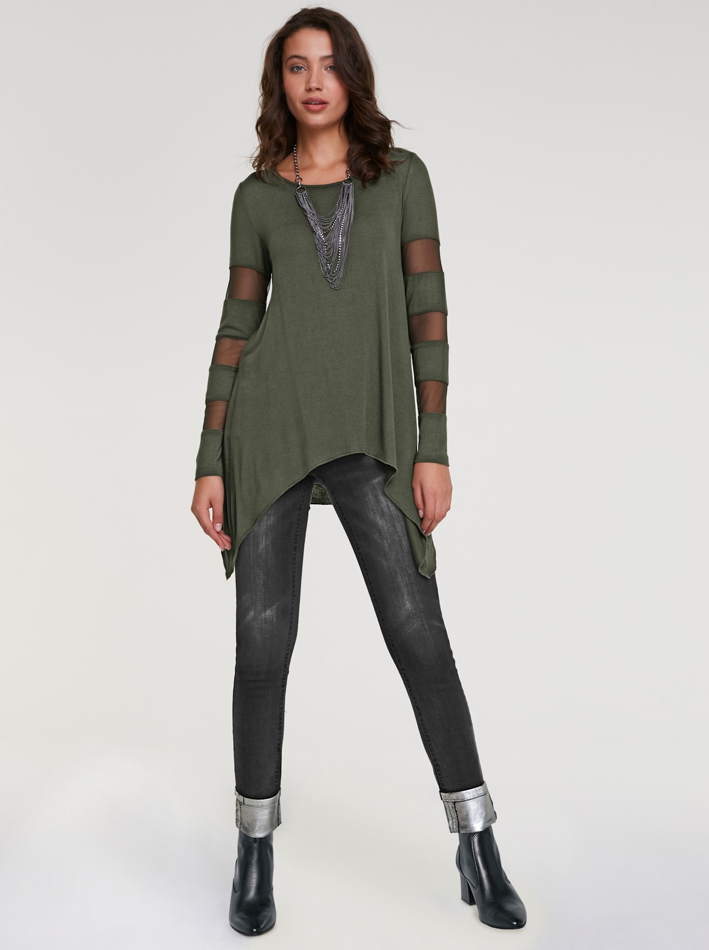 RICK CARDONA by heine Shirt à col rond »Shirt« 1 cuis