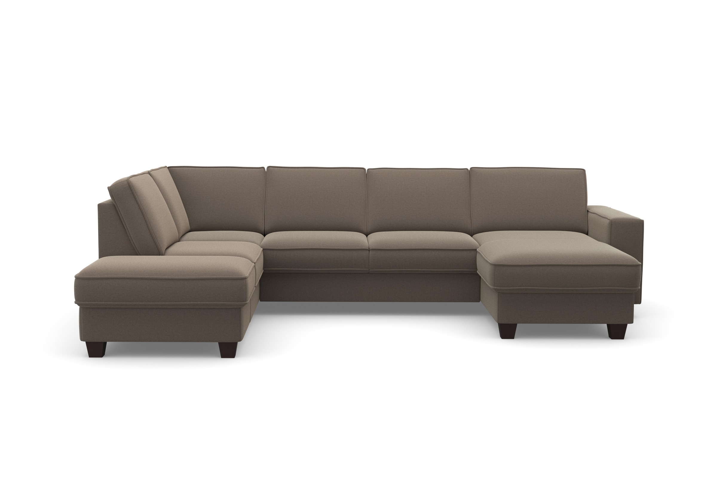 Image of Home affaire Wohnlandschaft »County«, (3 St.), wahlweise Ottomane links oder rechts, mit Federkern-Polsterung, wahlweise mit Bett und Bettkasten bei Ackermann Versand Schweiz