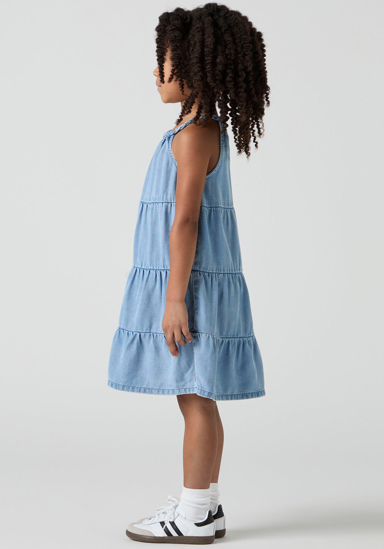 Levi's® Kids Neckholderkleid »LVG HALTER TIERED DRESS«, mit horizontalen Nähten