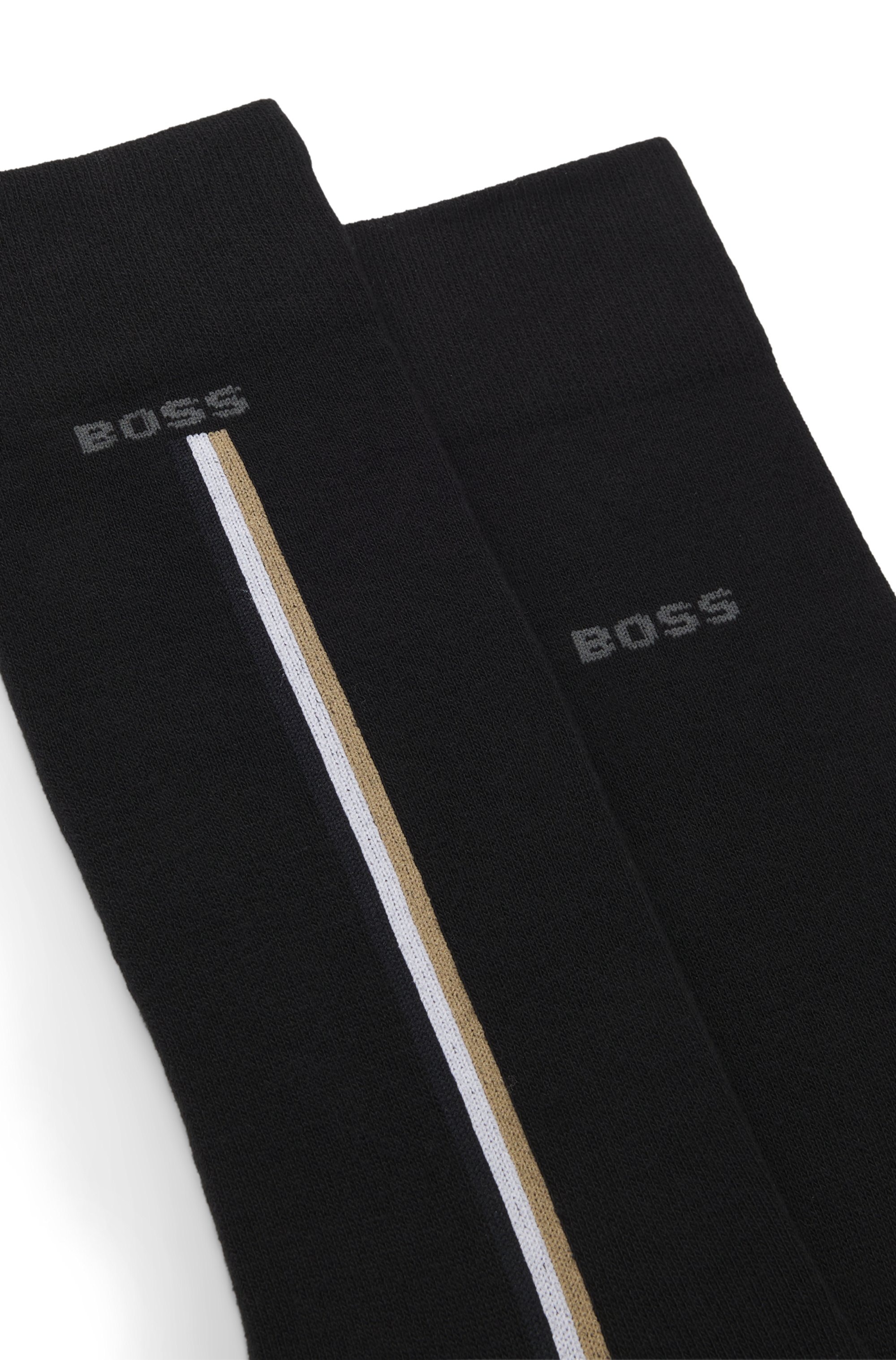 BOSS Businesssocken »2P RS Iconic CC«, (2 Paar), mit Kontraststreifen an der Seite